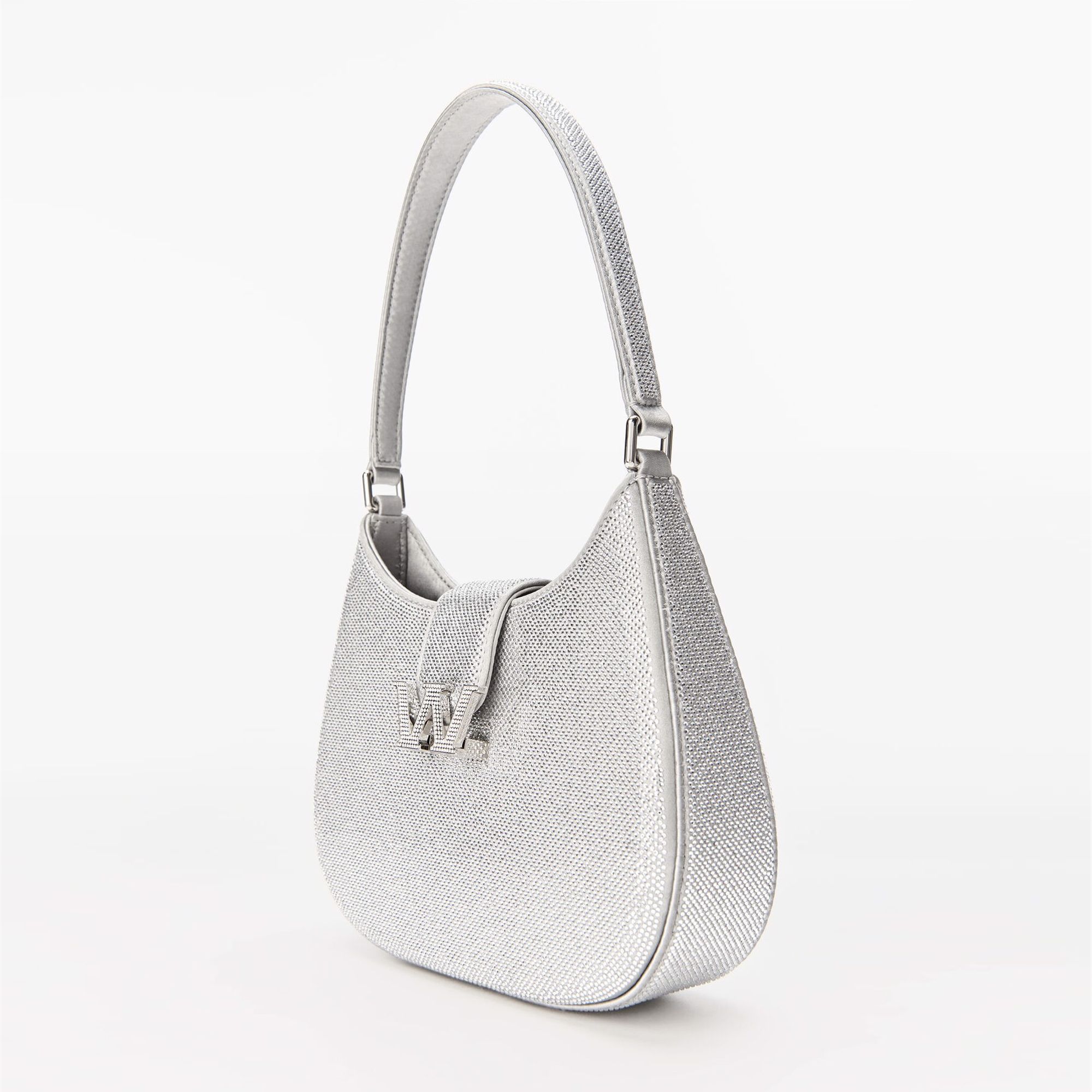  alexander wang Legacy Small Hobo In Crystal Satin 