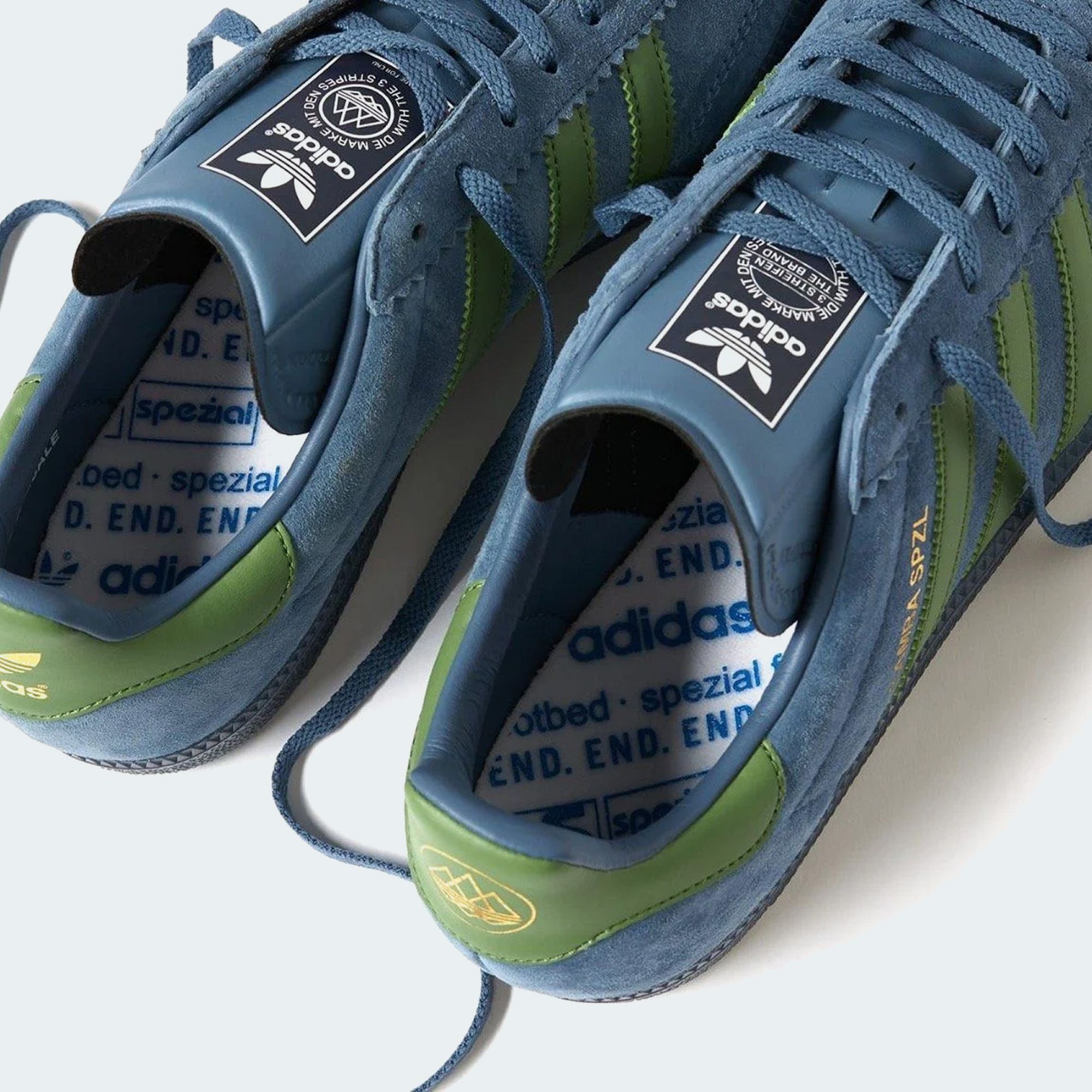 END. x adidas Samba Deco SPZL - Blue