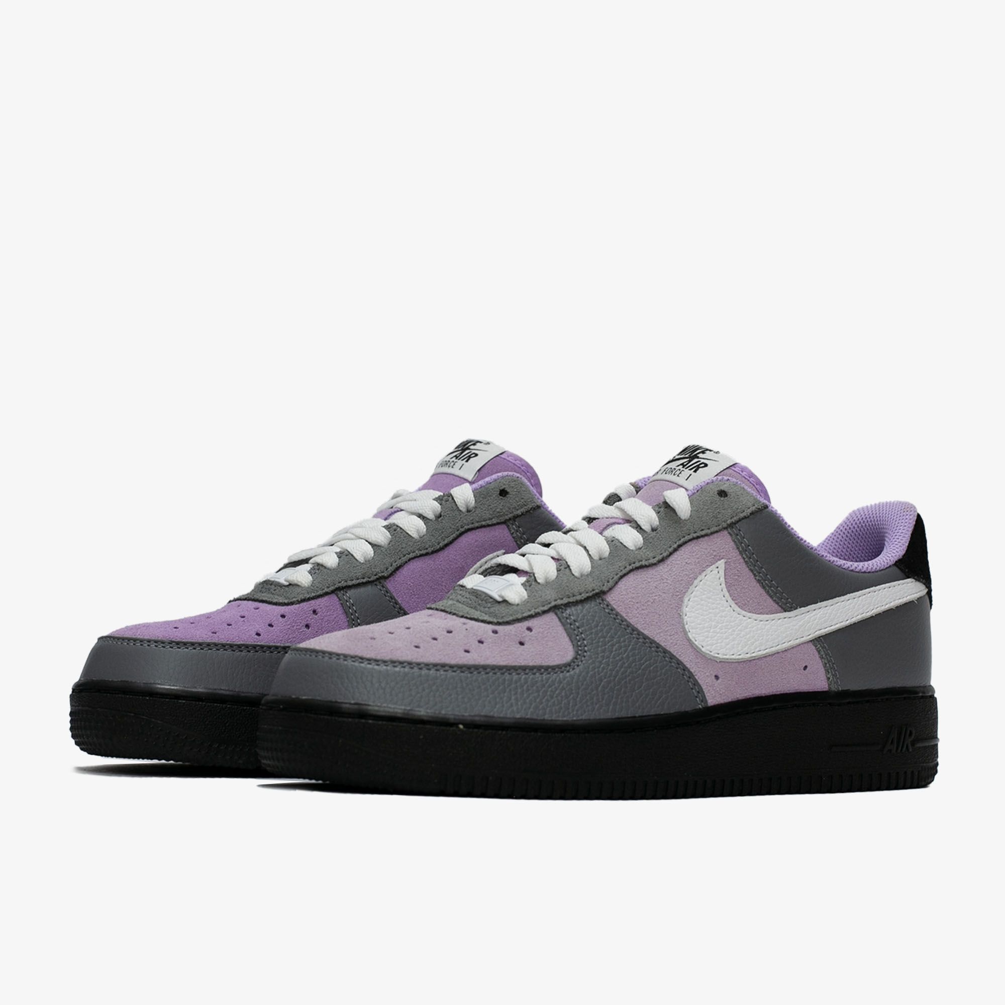  Nike Air Force 1 Low By You - Grey / Pink 