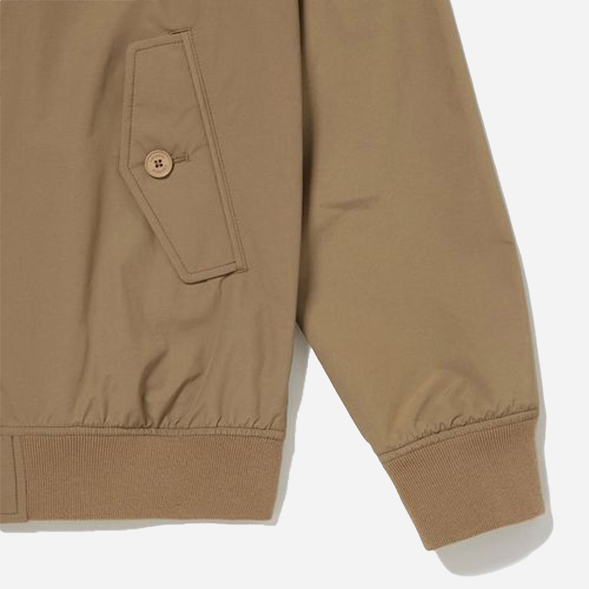  Lacoste Water-Repellent Light Twill Jacket - Beige 