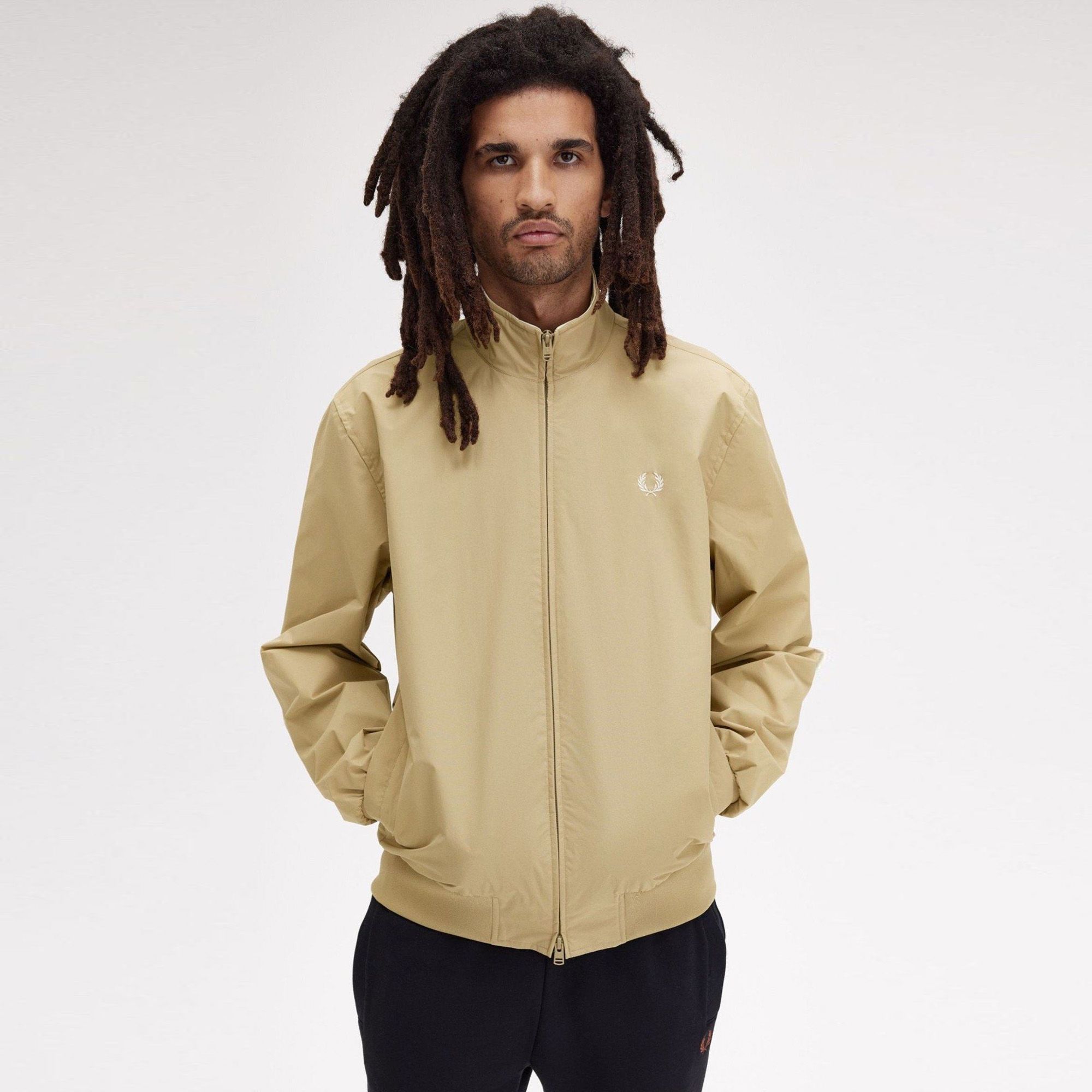Fred Perry Brentham Jacket - Warm Stone