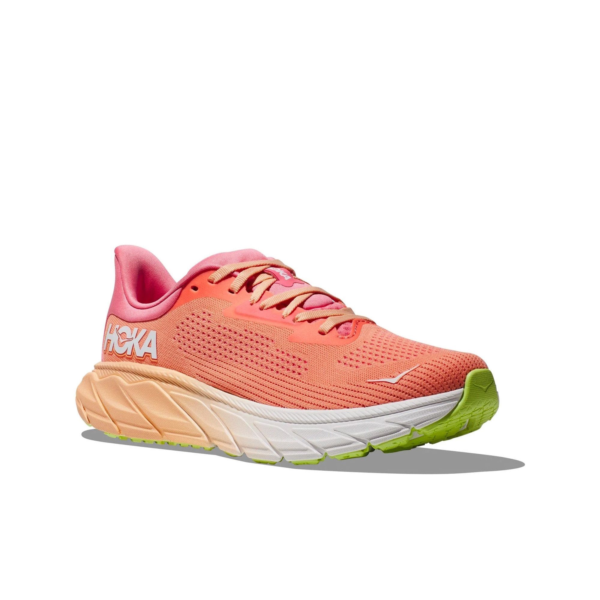  Hoka Arahi 7 Wide - Papaya / Coral 