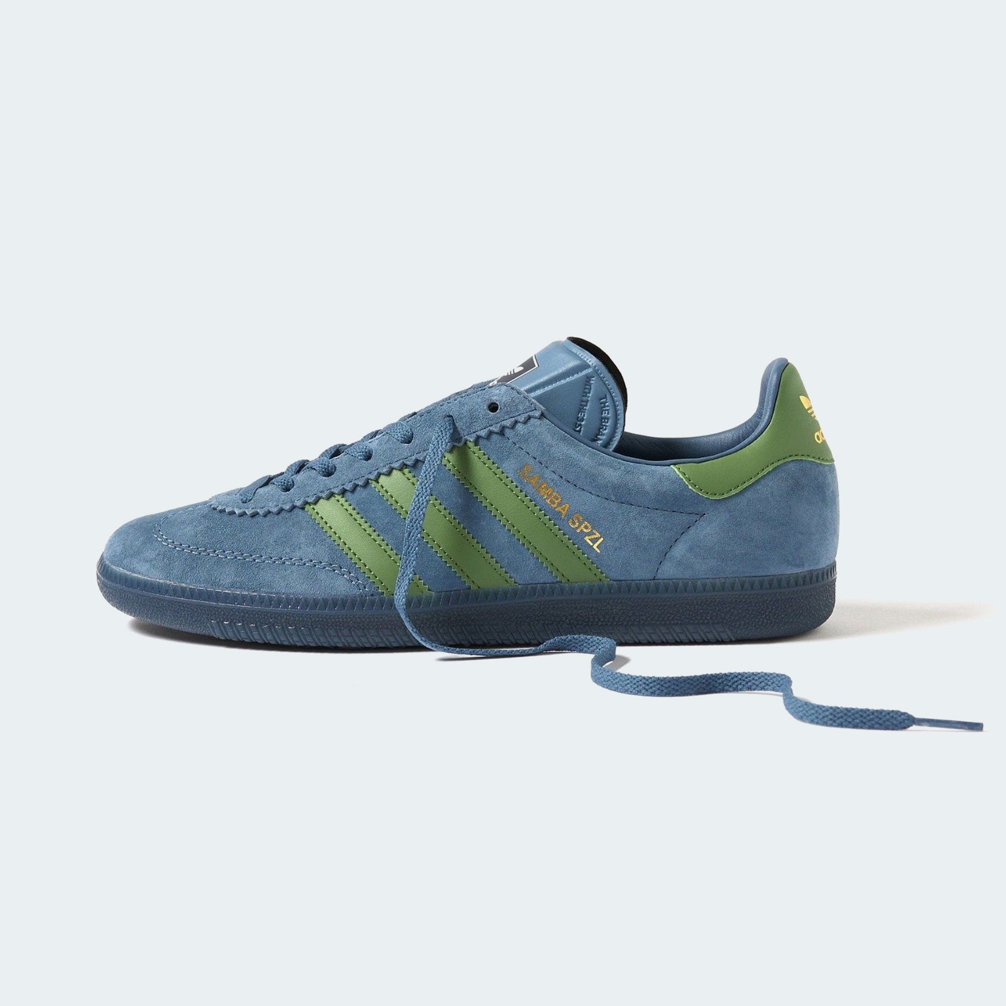 END. x adidas Samba Deco SPZL - Blue