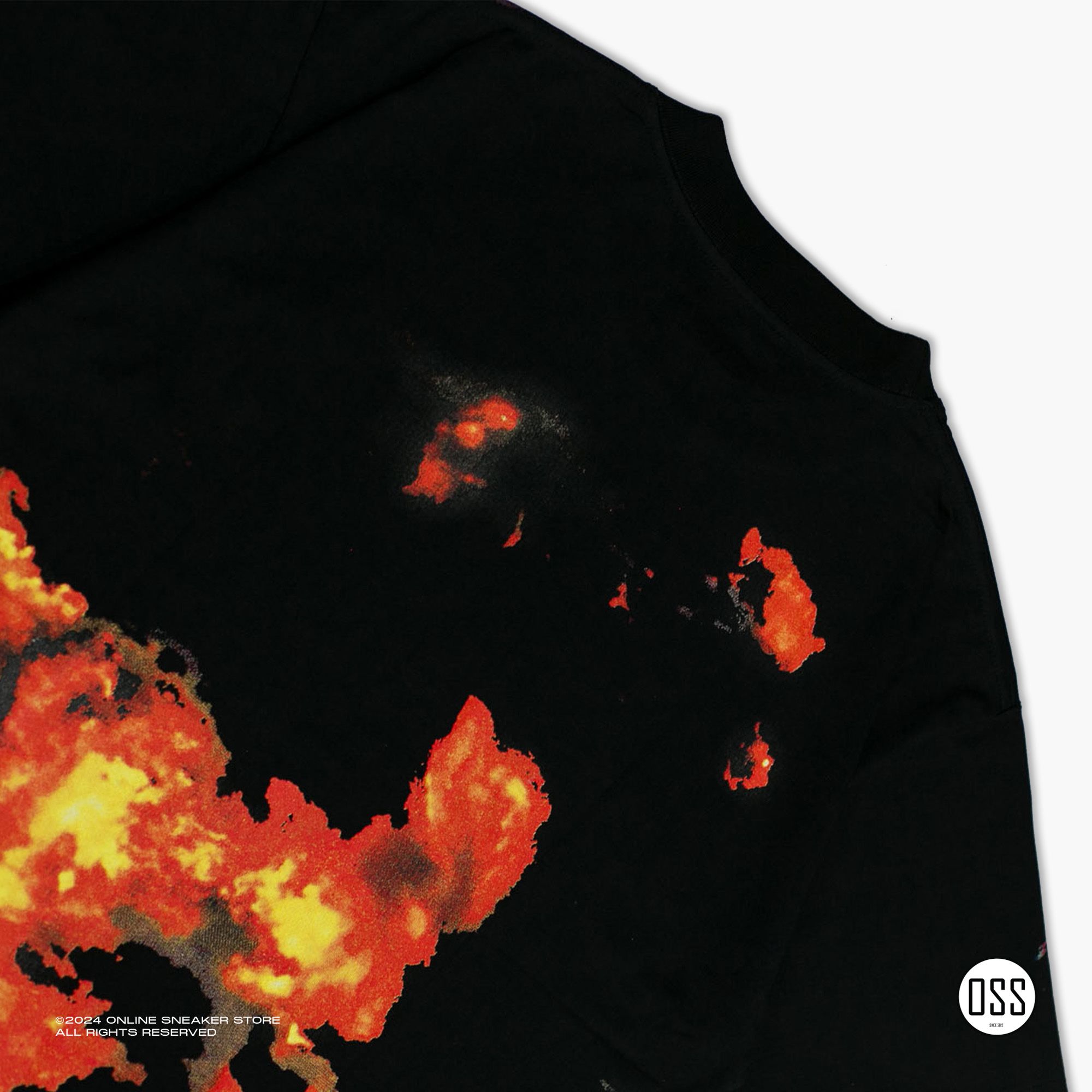 Burned F40 Tee - Black