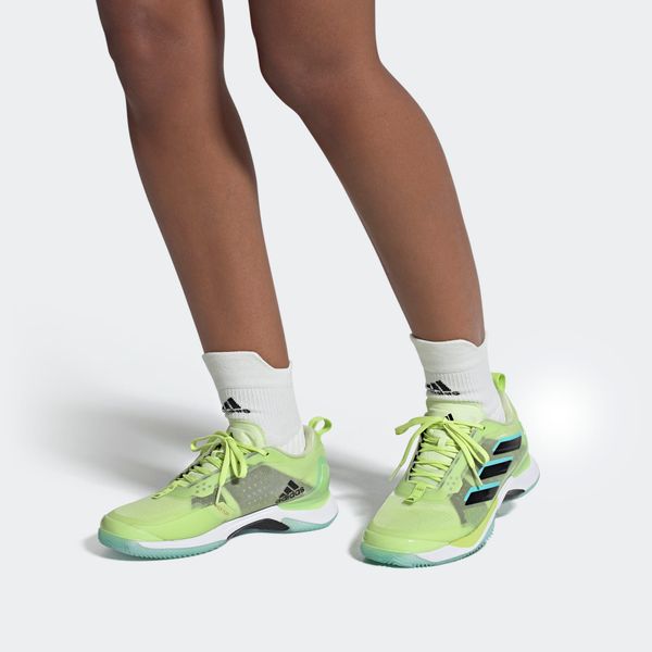  adidas Avacourt Court Tennis - Lime/Core Black 