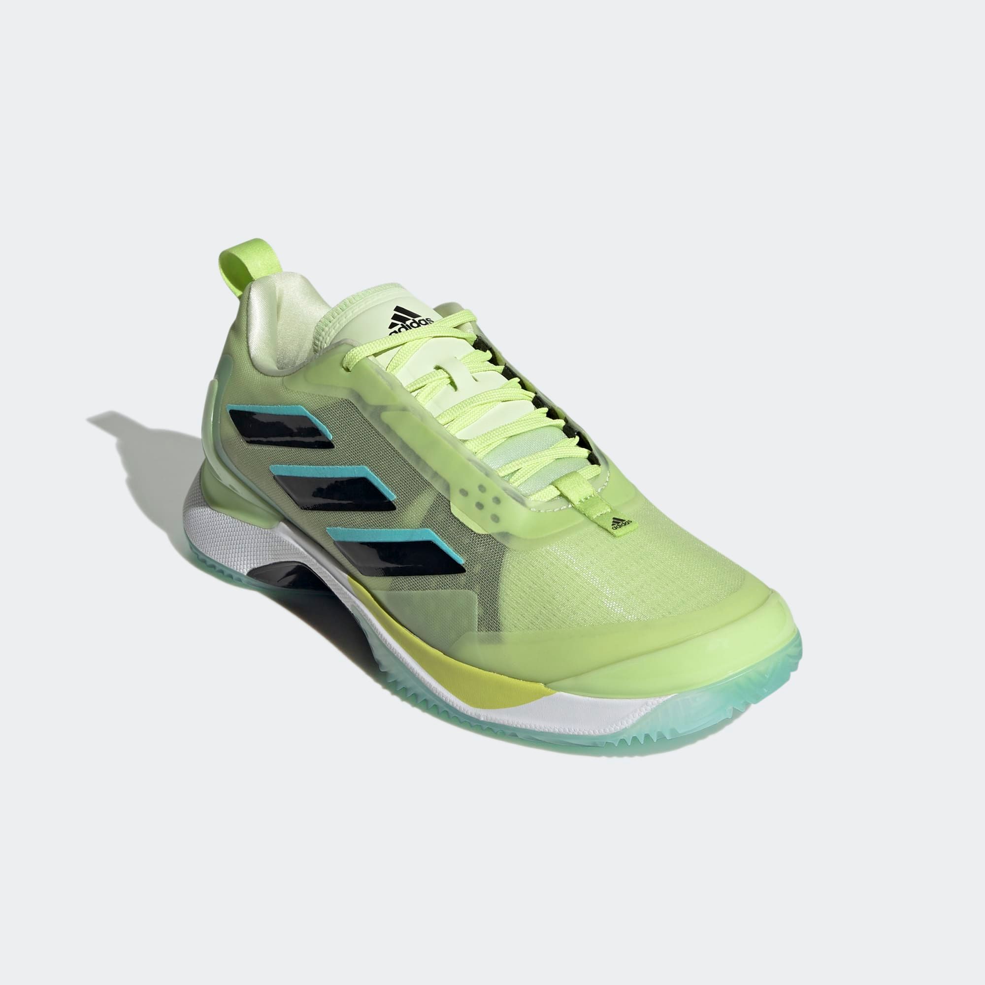  adidas Avacourt Court Tennis - Lime/Core Black 