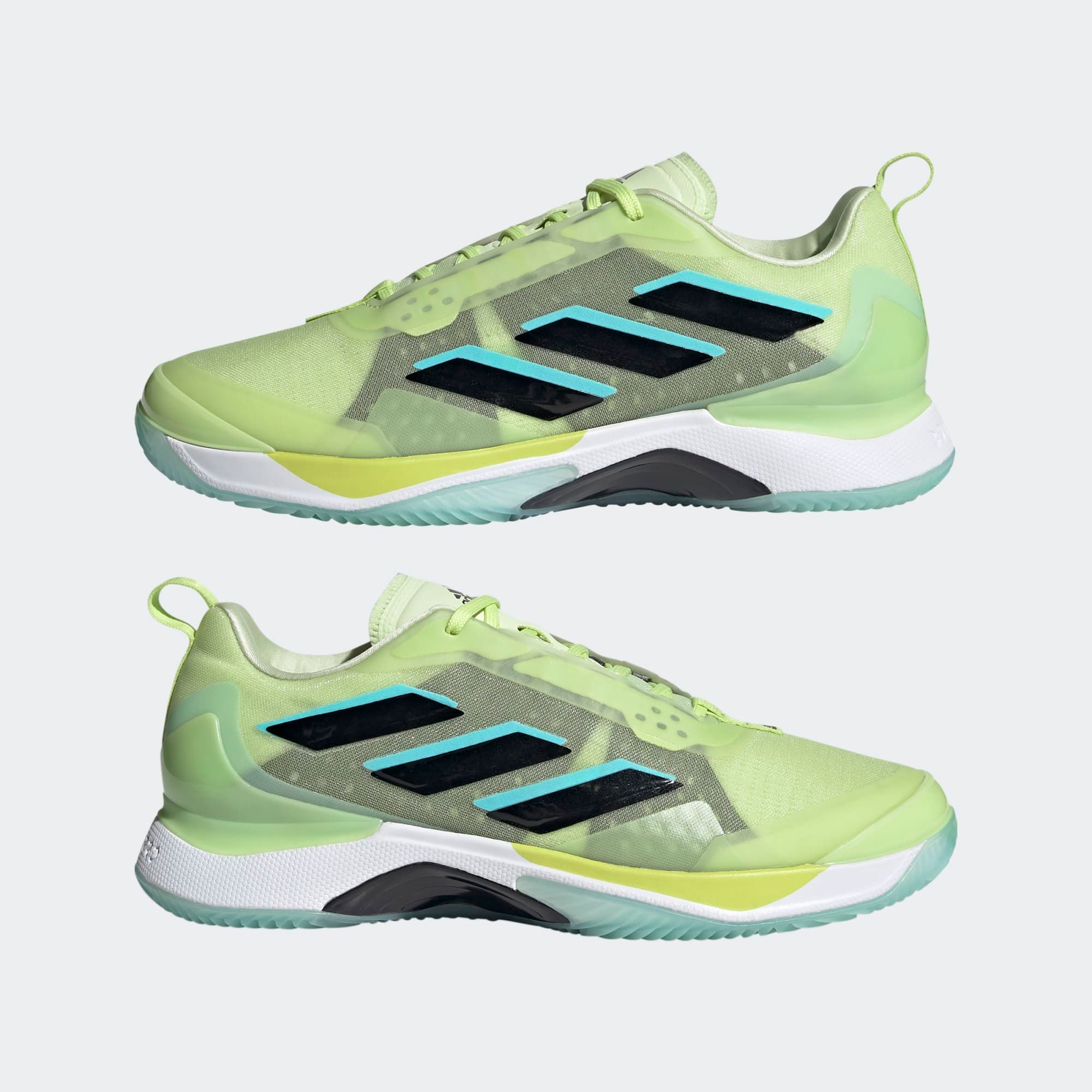  adidas Avacourt Court Tennis - Lime/Core Black 