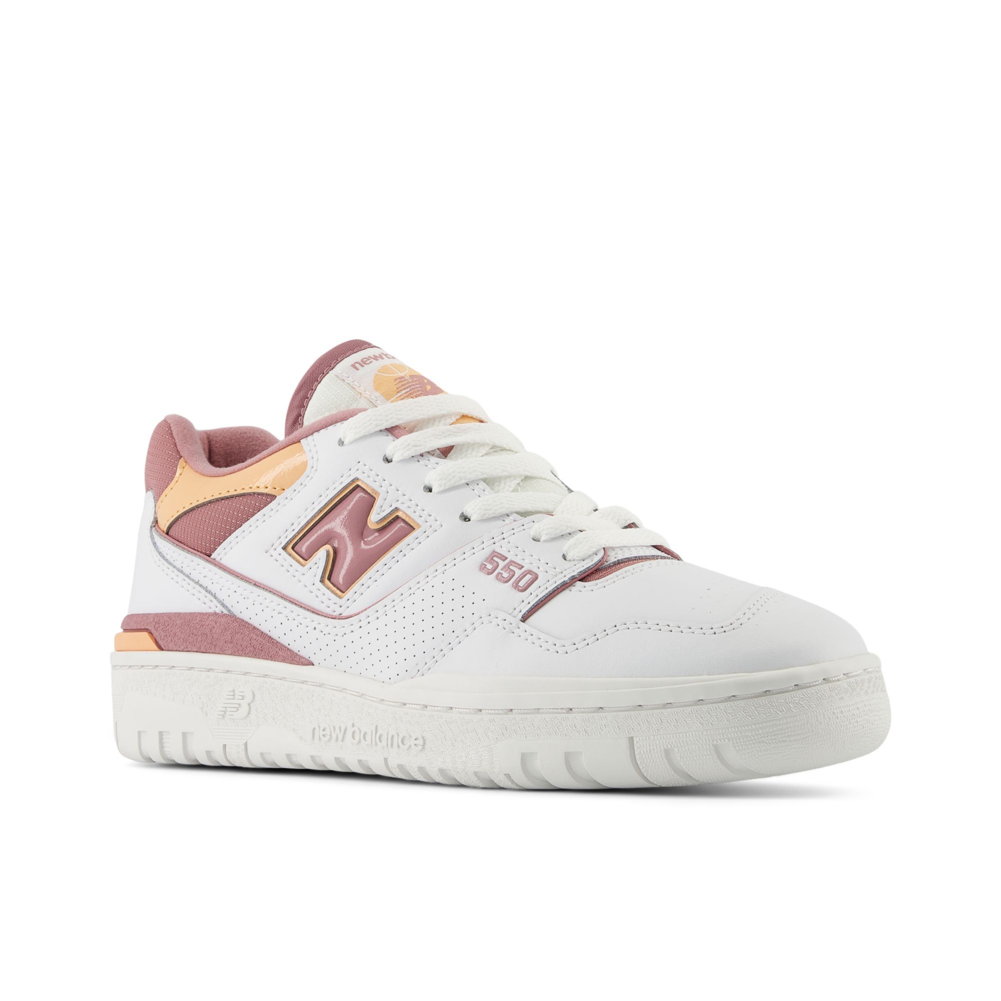 New Balance 550 - White / Rosewood