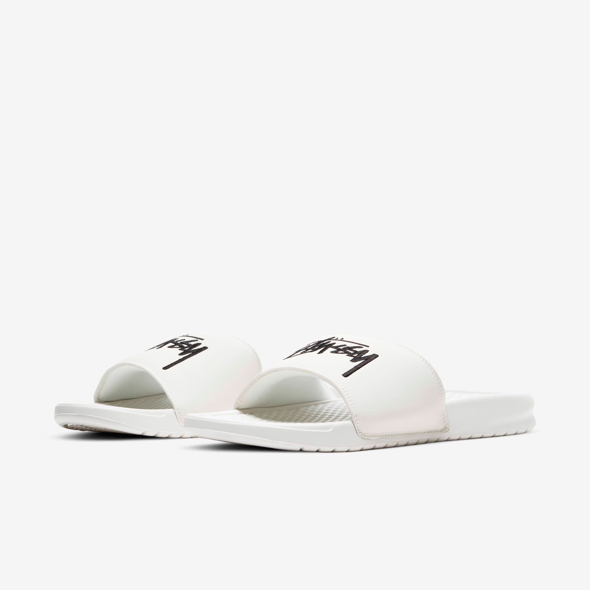 Stussy x Nike Benassi Slide - Sail