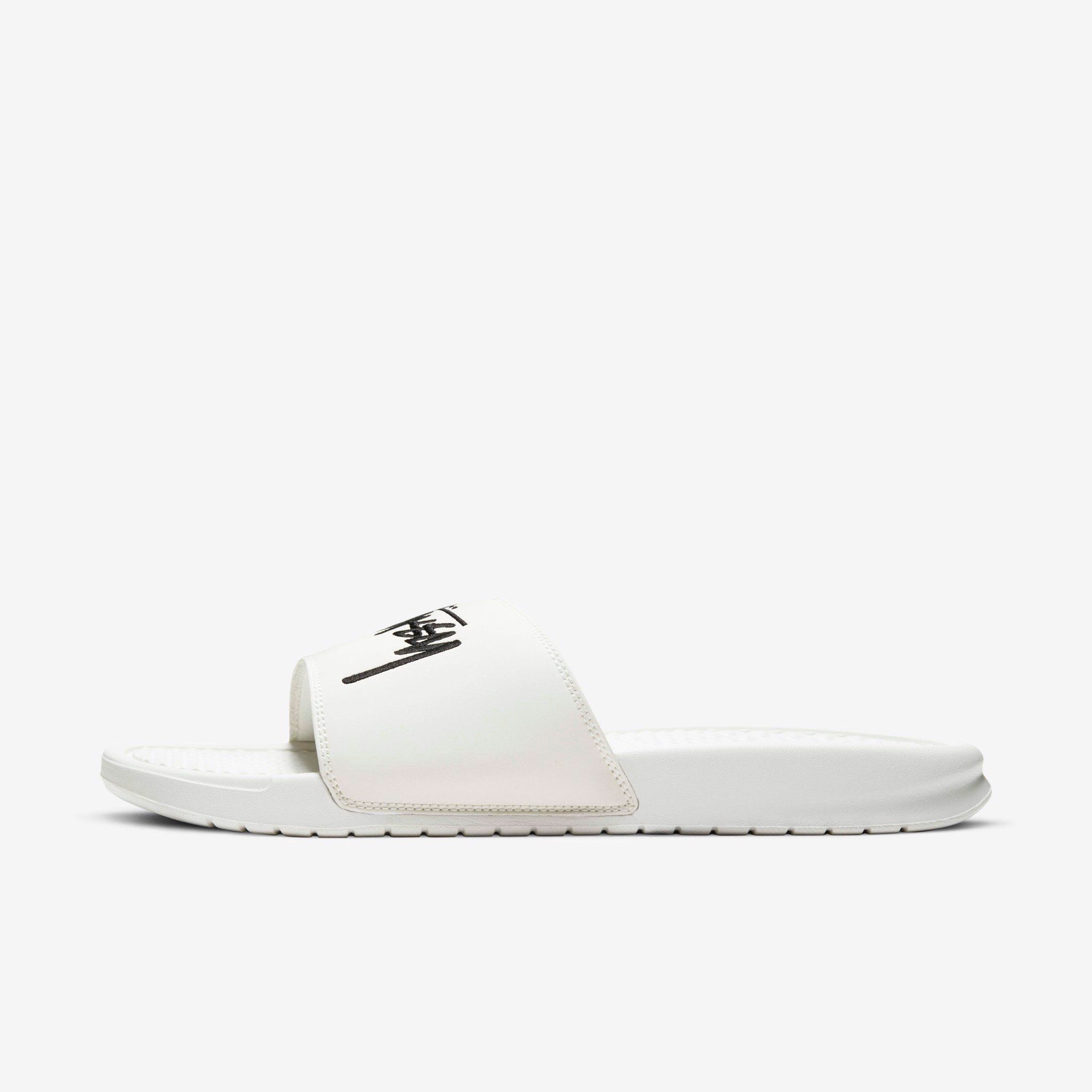 Stussy x Nike Benassi Slide - Sail