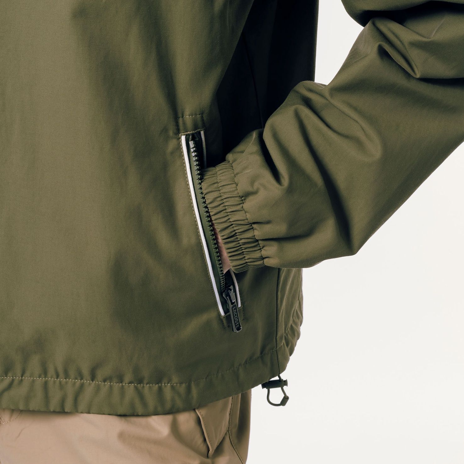 Lacoste Lightweight Bomber Jacket - Khaki