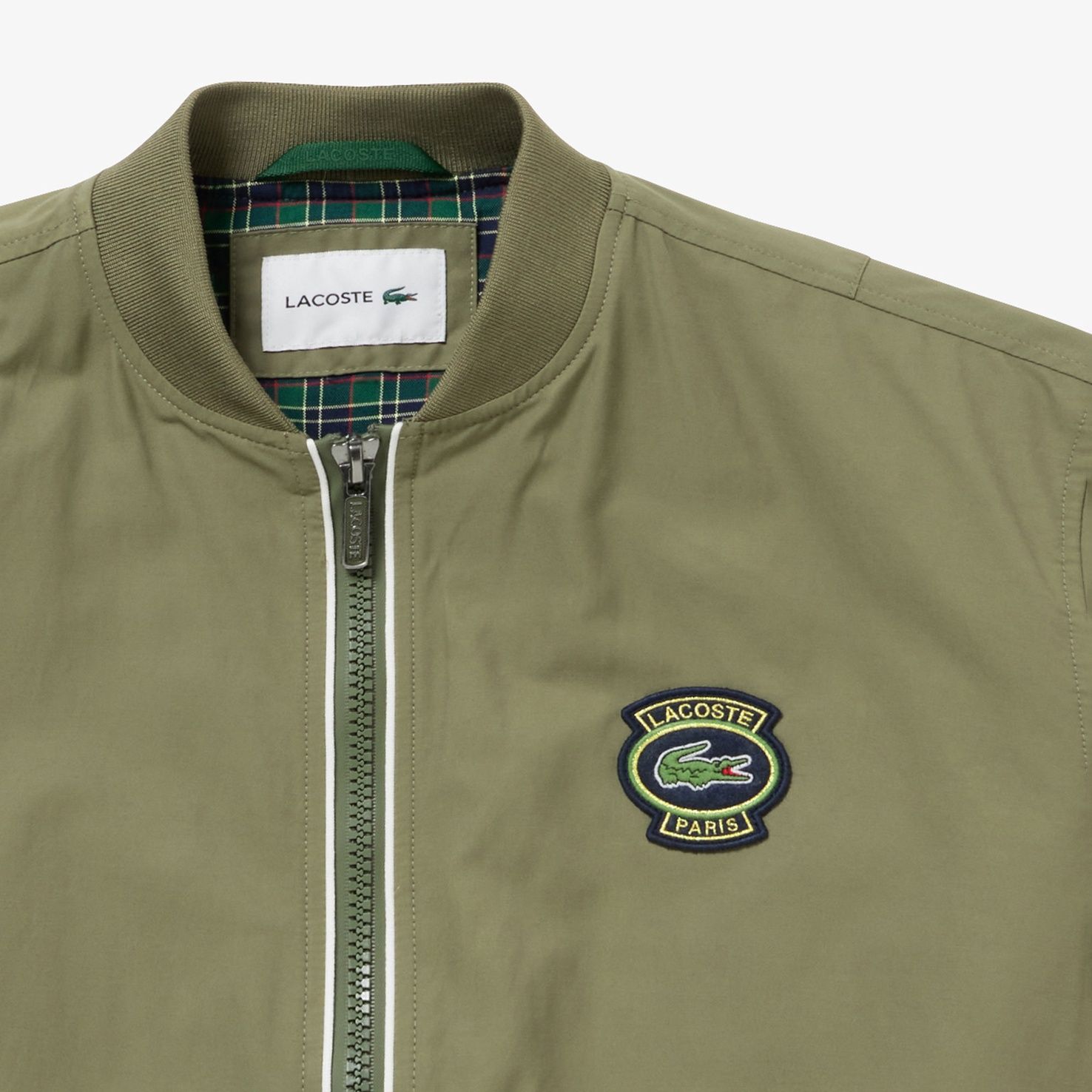 Lacoste Lightweight Bomber Jacket - Khaki