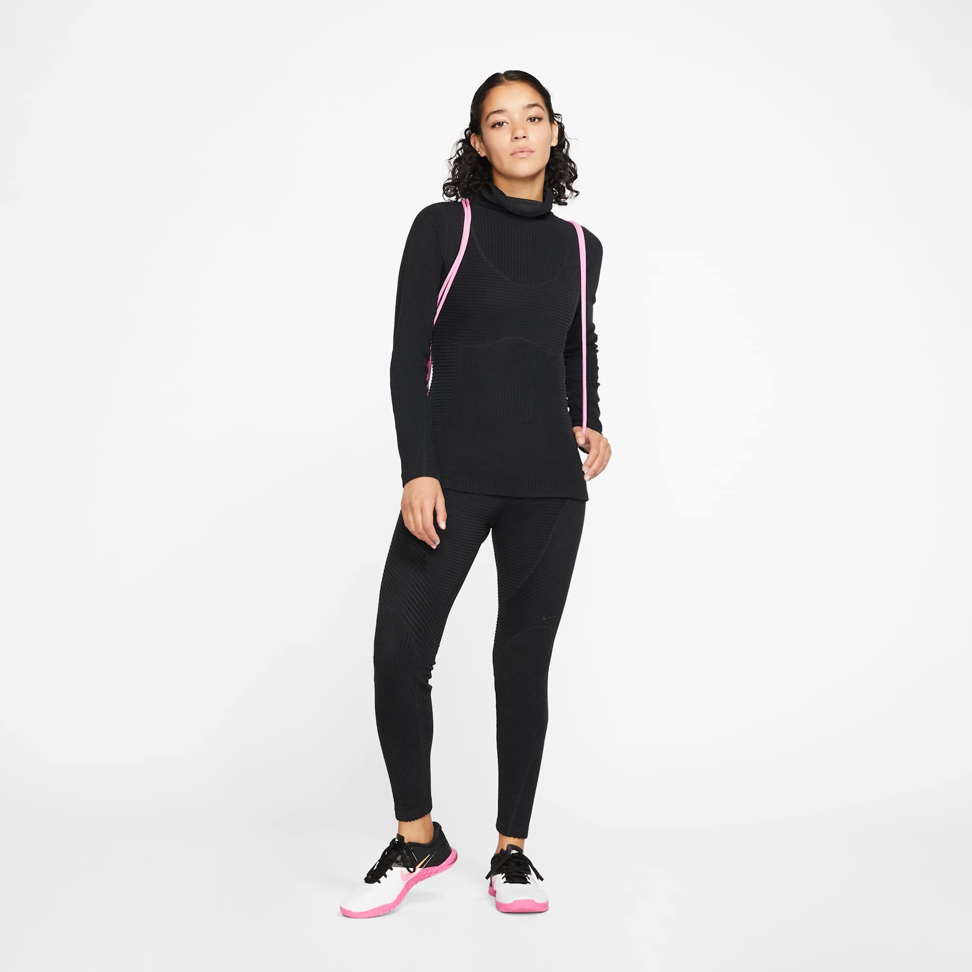 Nike Pro Hyperwarm Velour Top