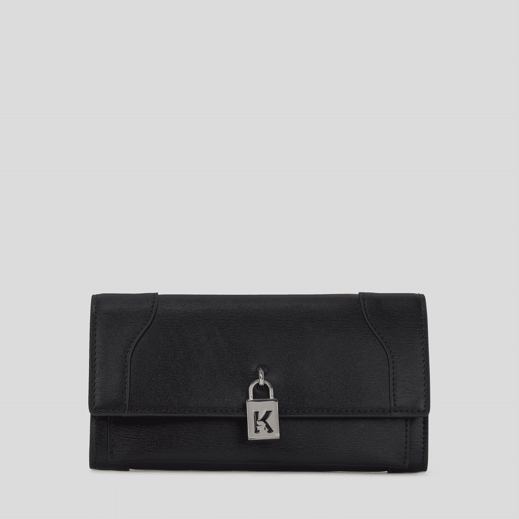 Karl Lagerfeld K/Locked Medium Wallet - Black