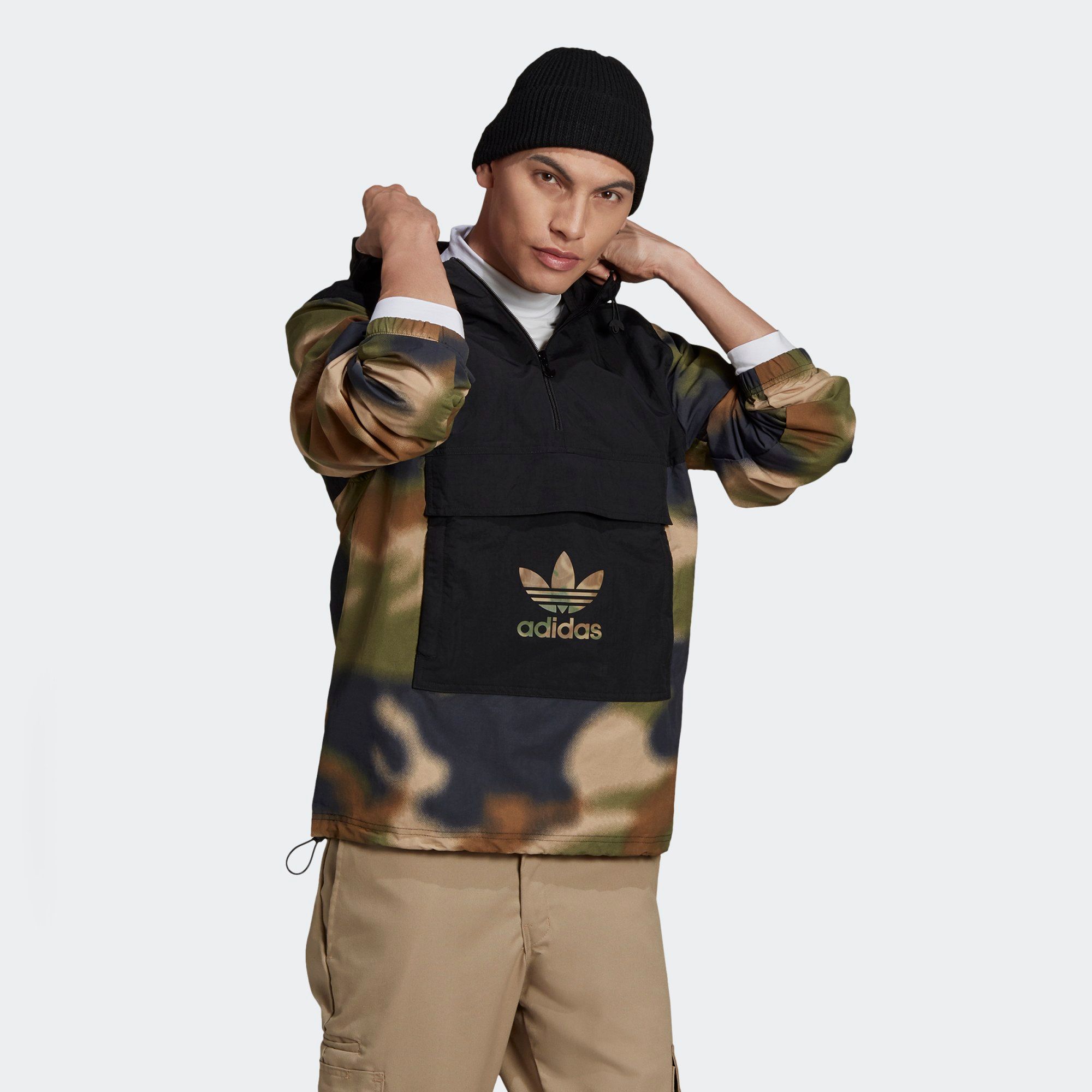 adidas Camo Windbreaker - Hemp