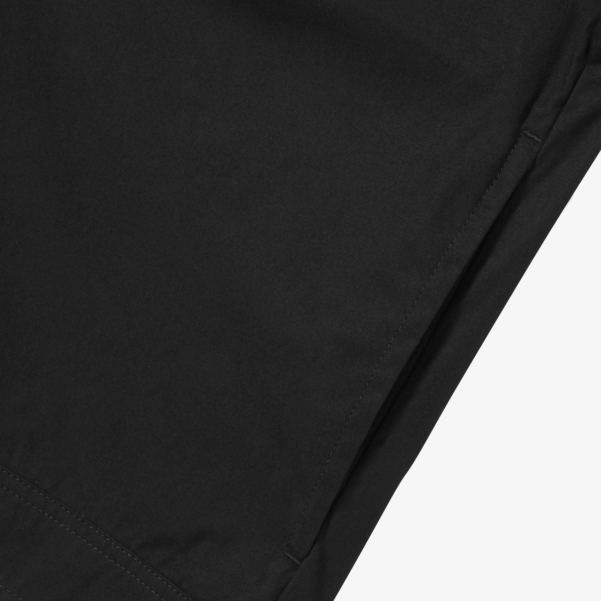 Lacoste Water-Repellent Zip Canvas Overshirt - Black