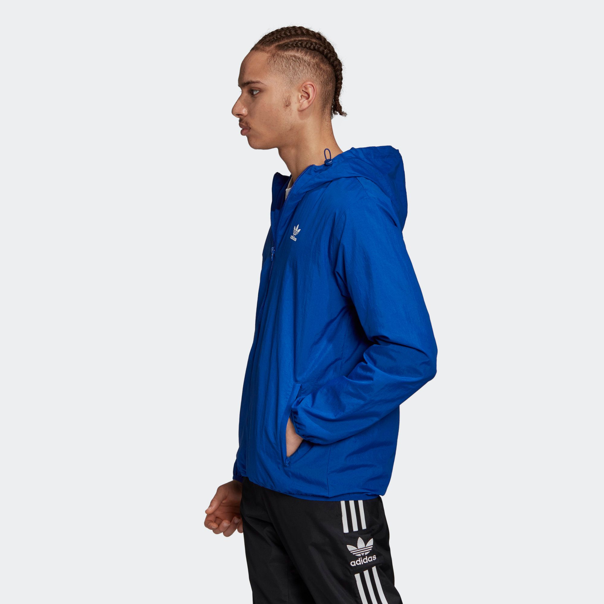 adidas Trefoil Essentials Windbreaker - Royal Blue