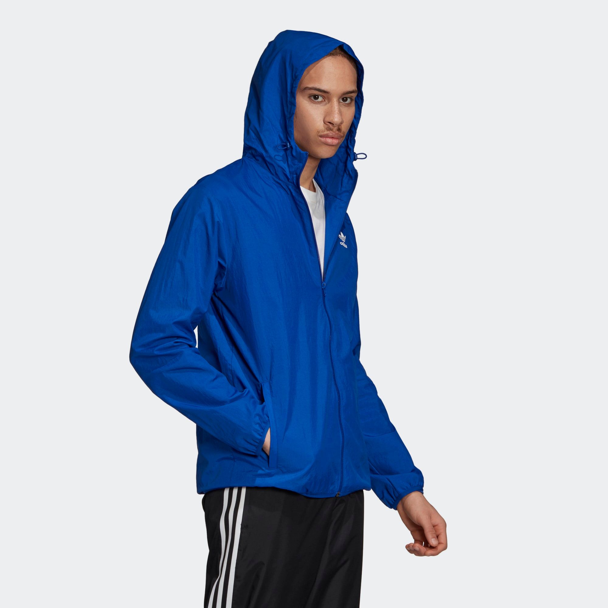 adidas Trefoil Essentials Windbreaker - Royal Blue