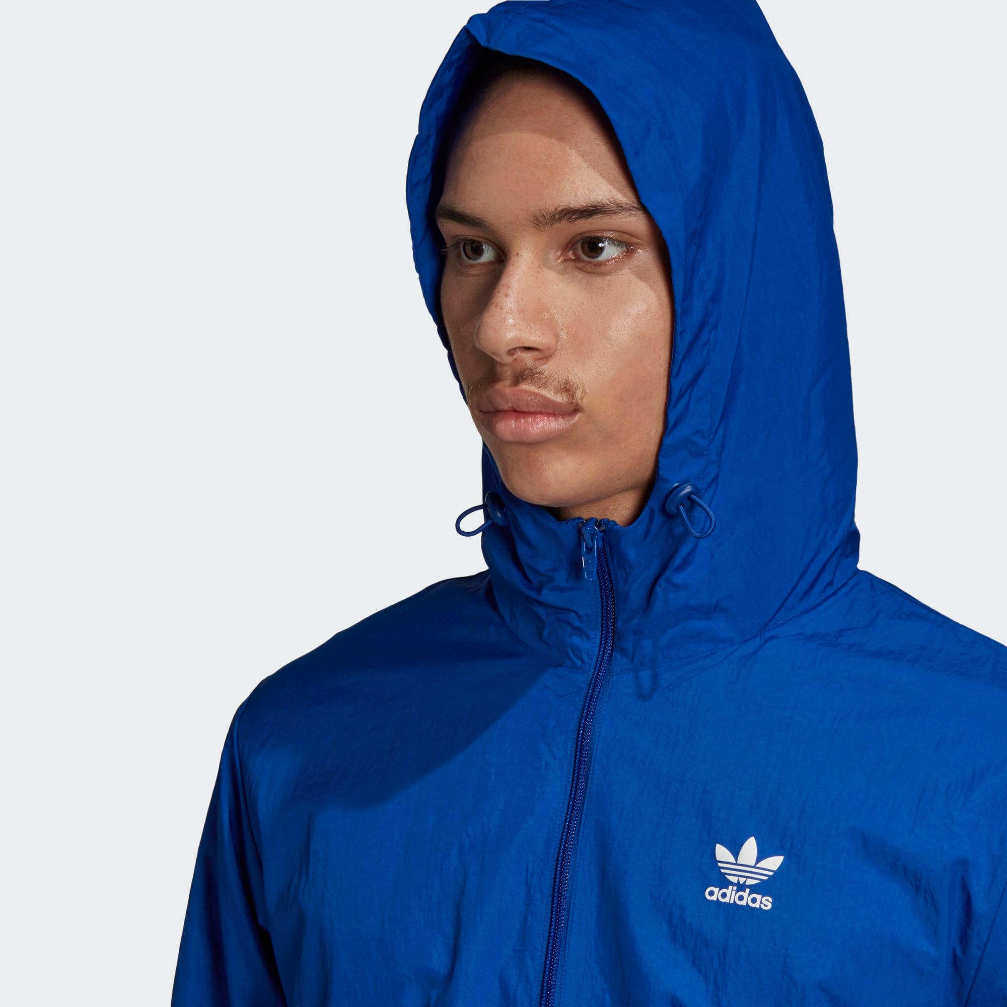 adidas Trefoil Essentials Windbreaker - Royal Blue