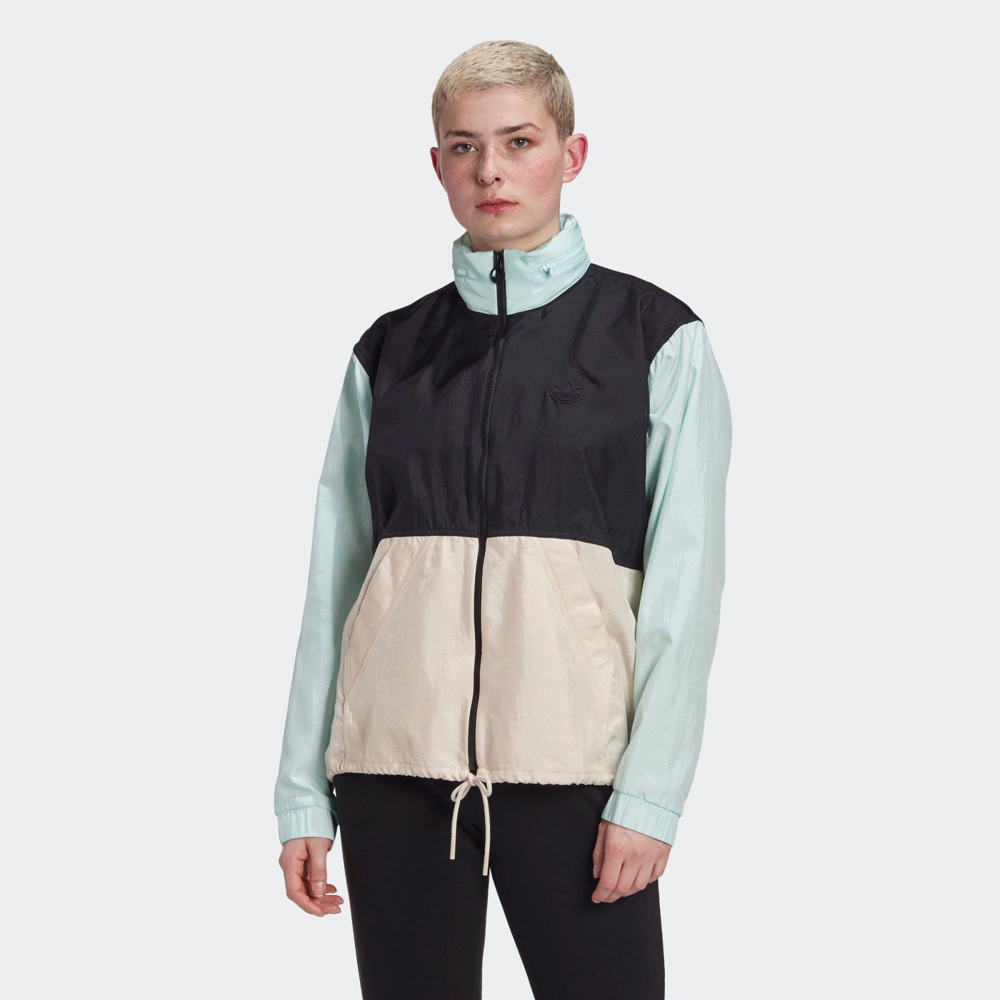 adidas Colorblock Windbreaker - Ice Mint