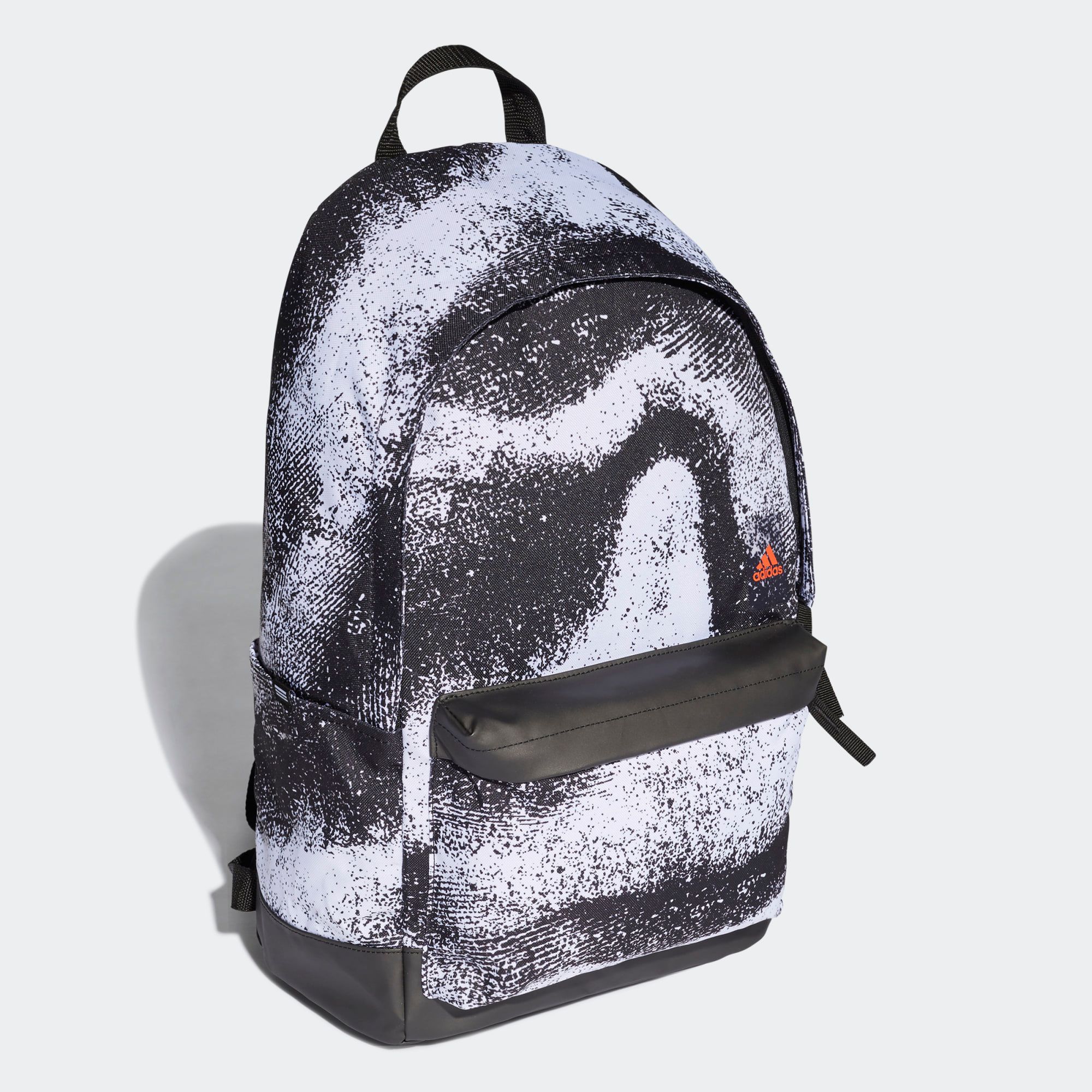 adidas Classic Print Pocket Backpack - Black