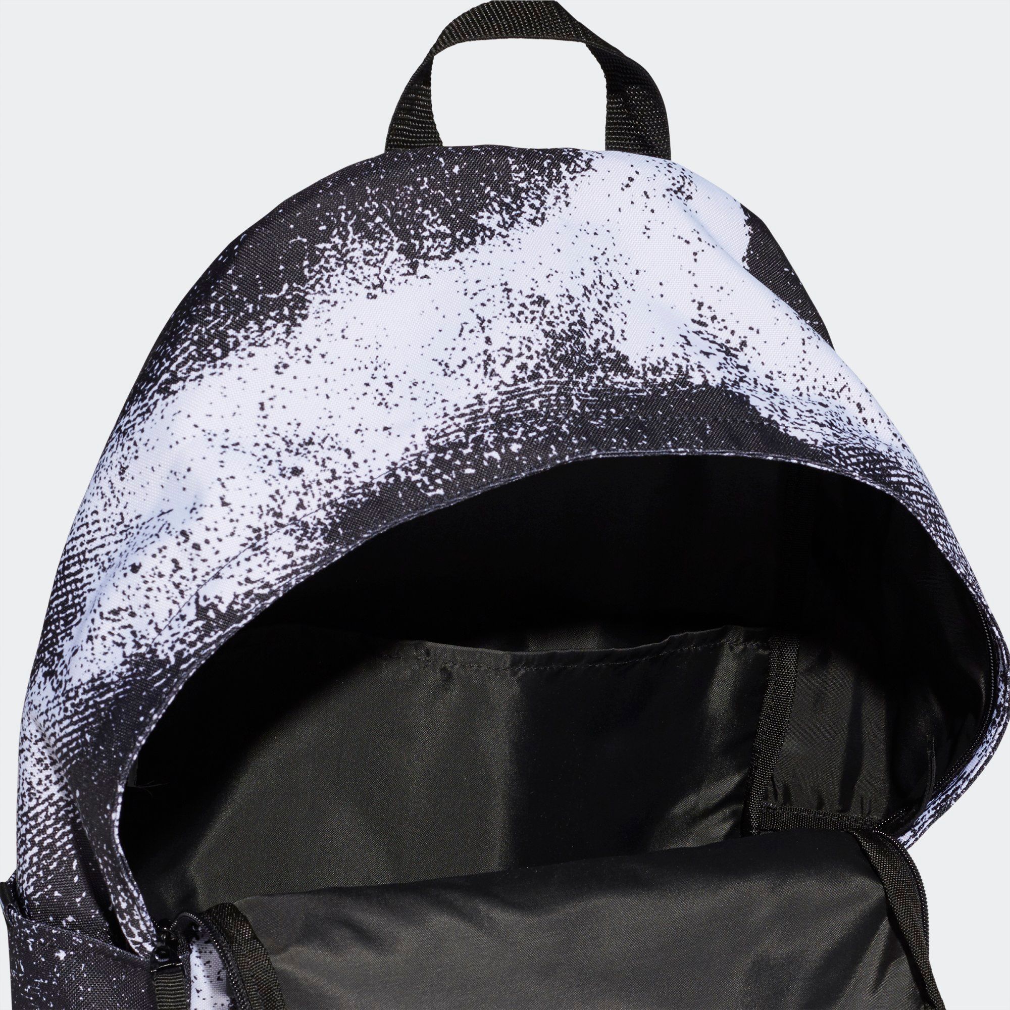 adidas Classic Print Pocket Backpack - Black