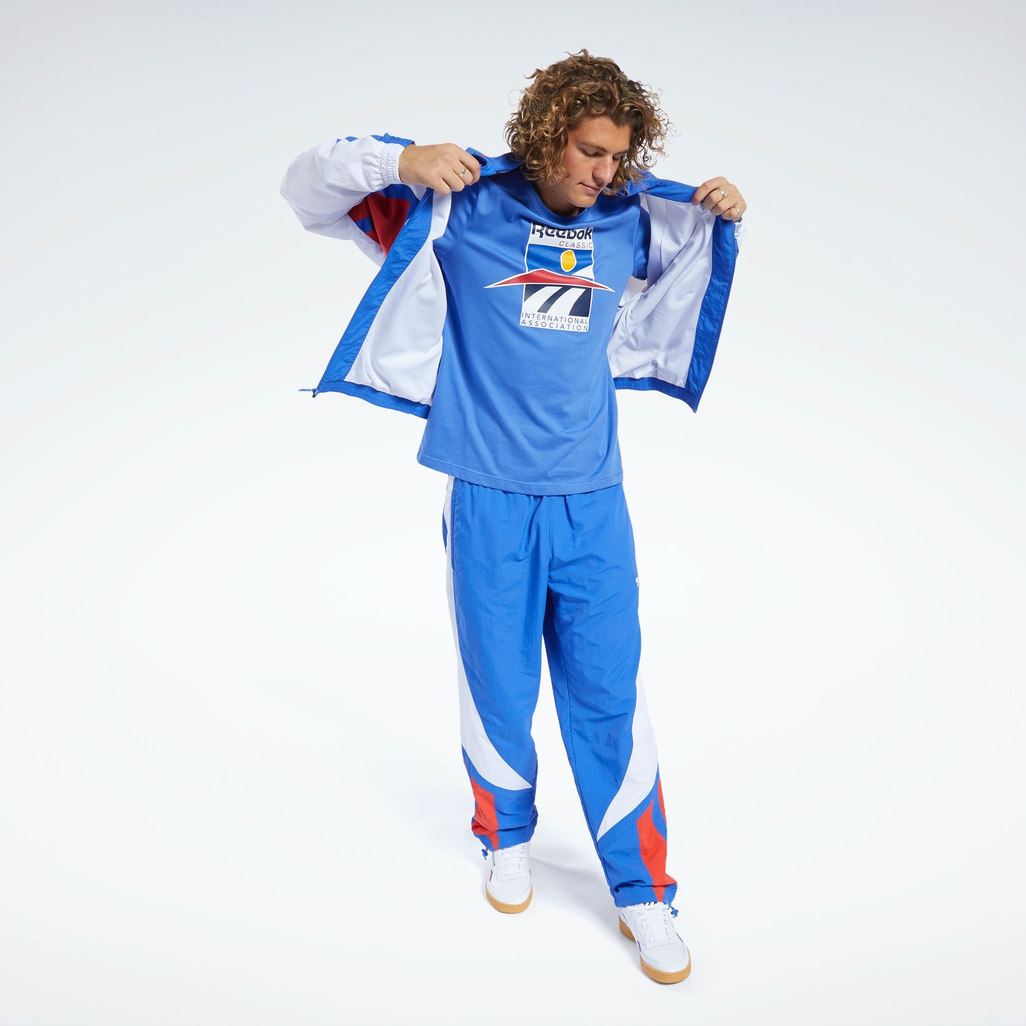 Reebok Classics Twin Vector Track Jacket 'Blue Blast'