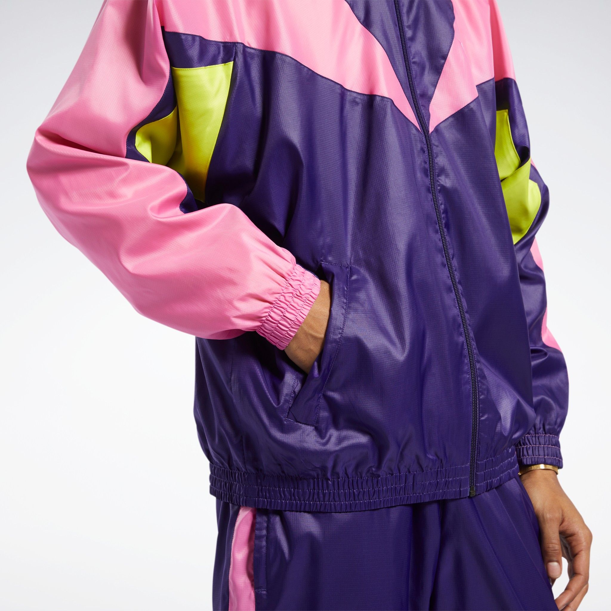 Reebok Classics Twin Vector Track Jacket 'Mystic Orchid'