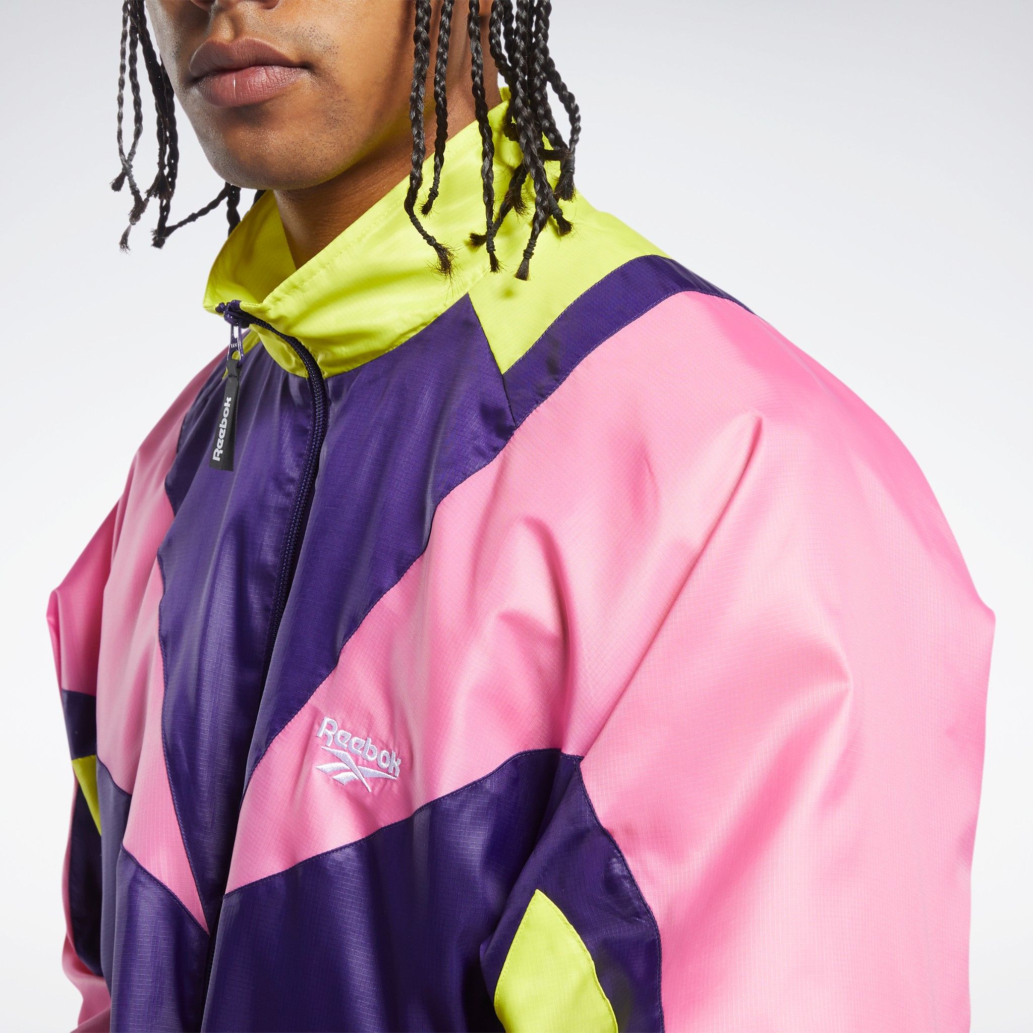 Reebok Classics Twin Vector Track Jacket 'Mystic Orchid'
