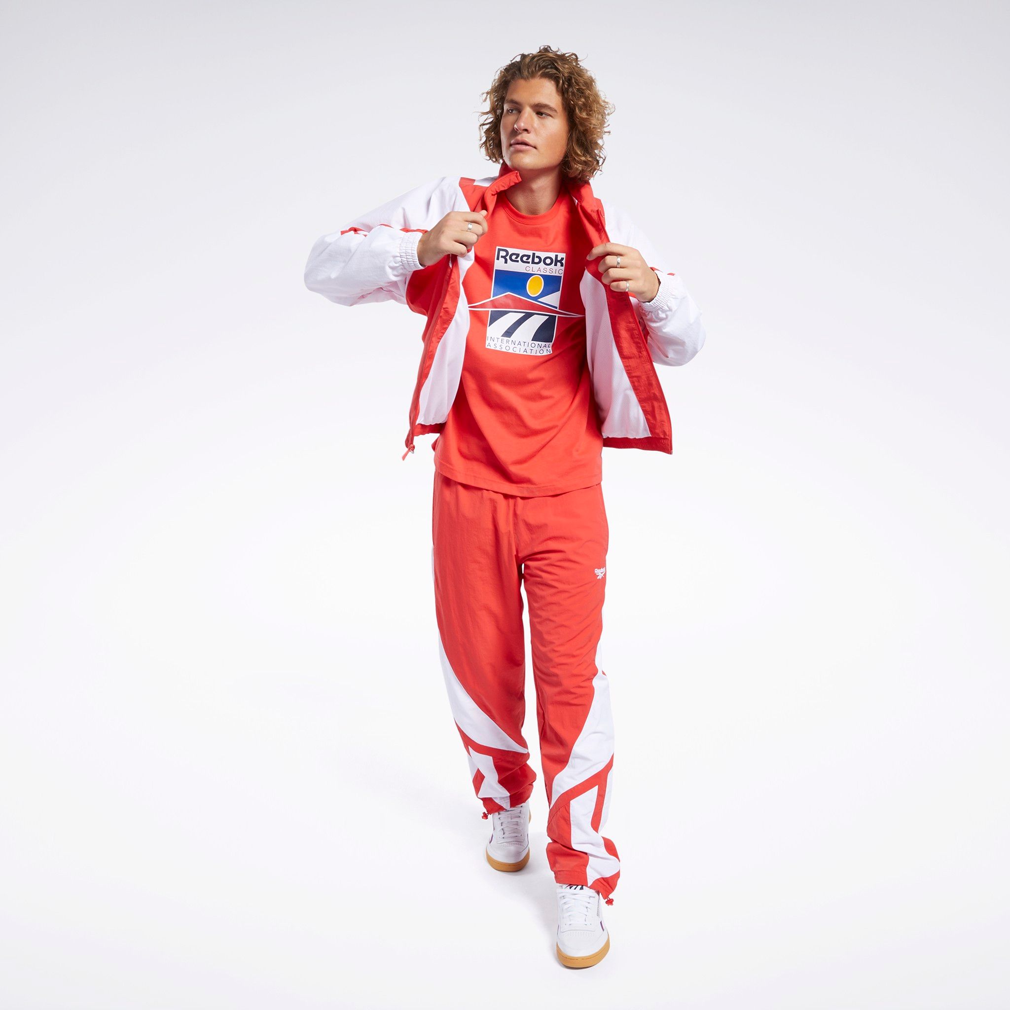 Reebok Classics Twin Vector Track Jacket 'Radiant Red'