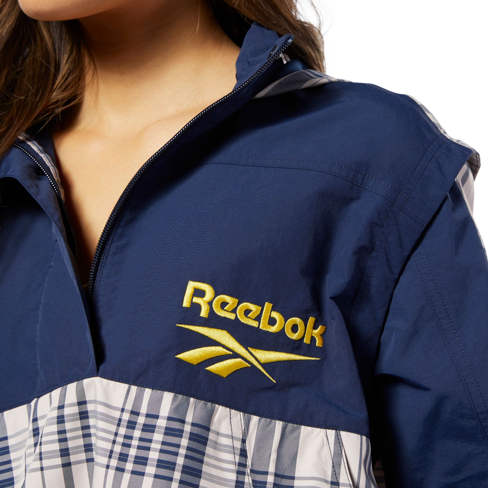 Reebok Classics Vector Jacket - Buff/Collegiate Navy