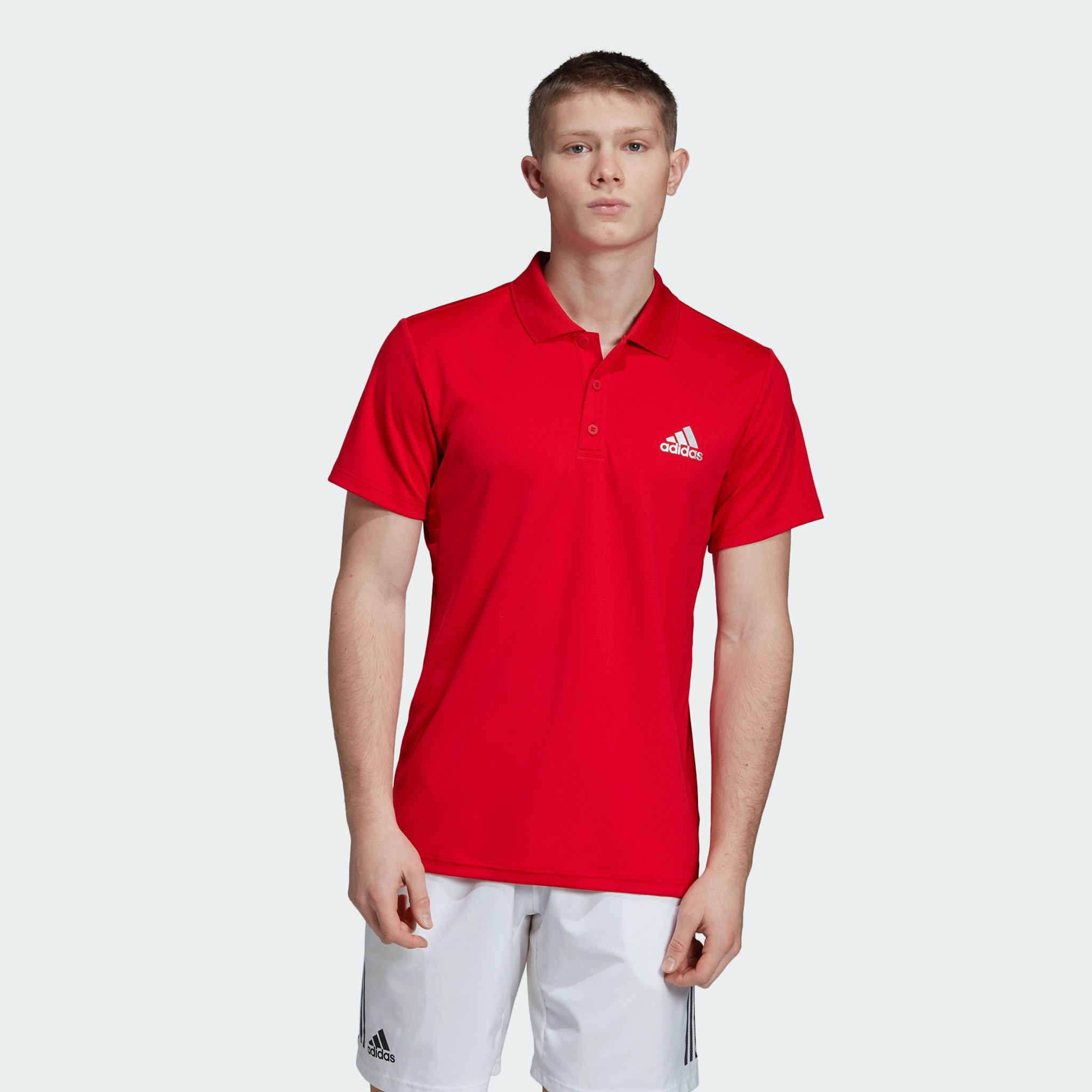 adidas Club Polo Shirt 'Scarlet'