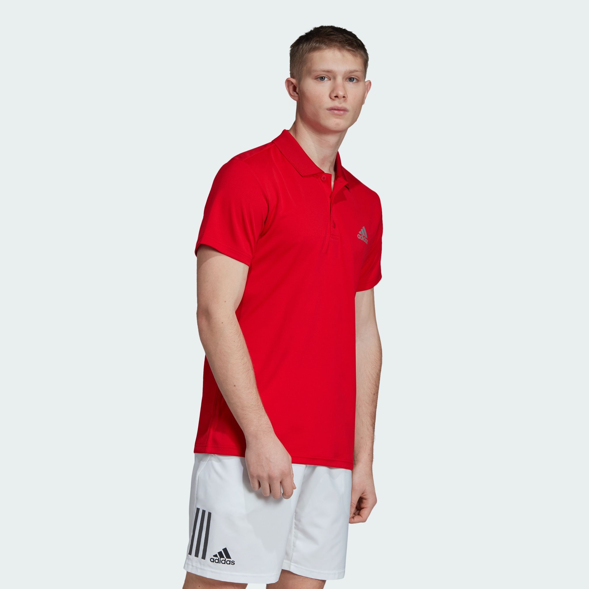 adidas Club Polo Shirt 'Scarlet'