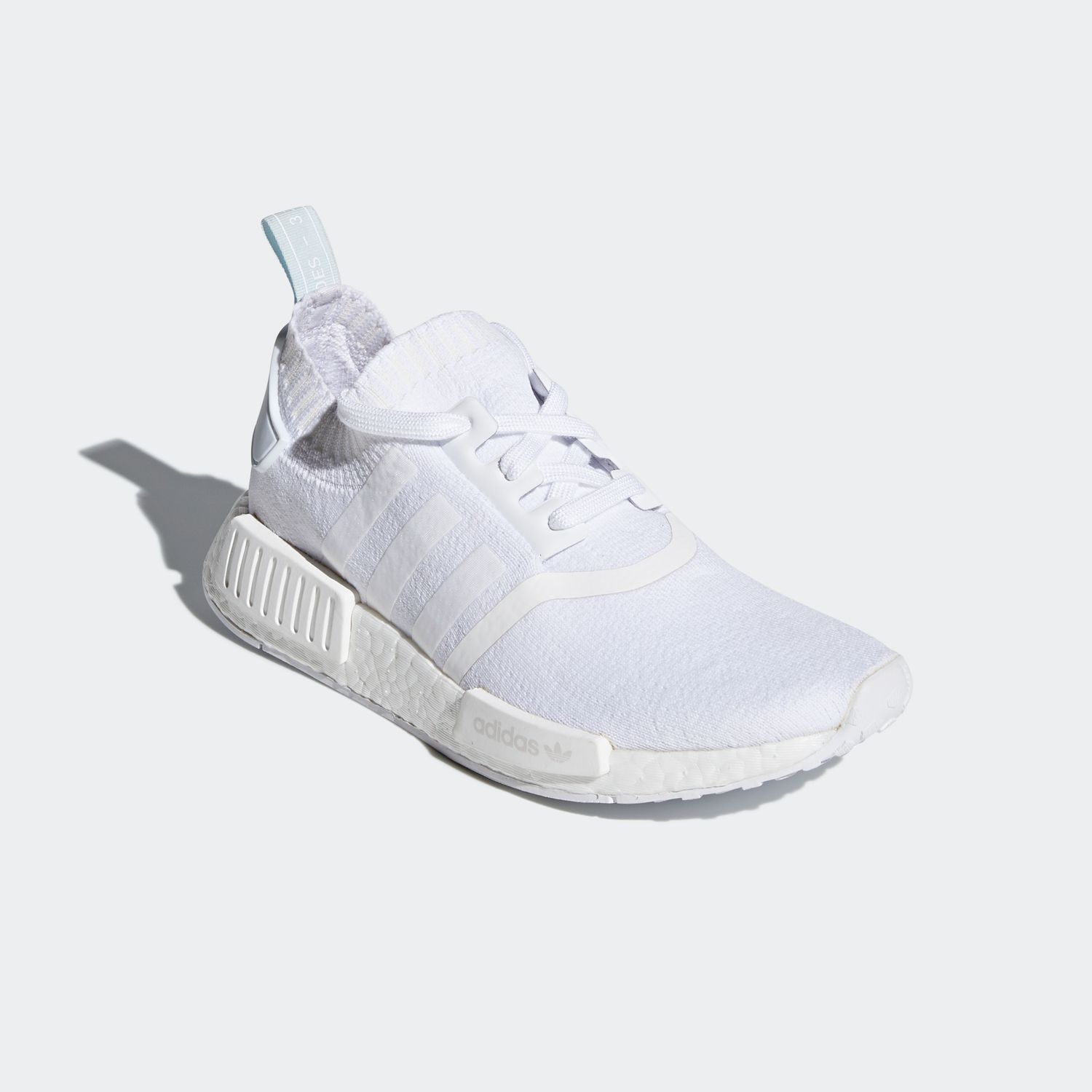 adidas NMD R1 Primeknit - White/White