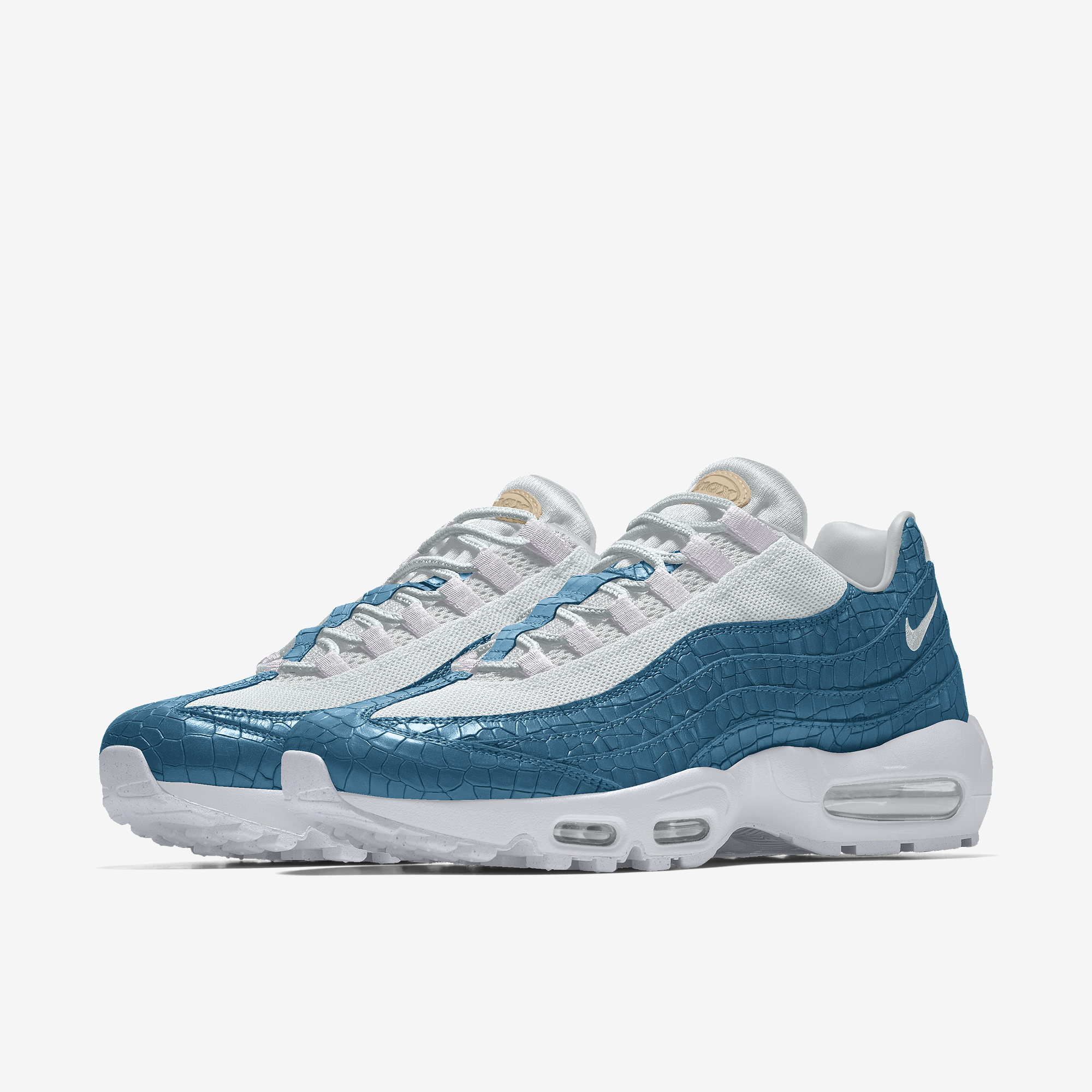 Nike Air Max 95 Premium By You - Blue/White