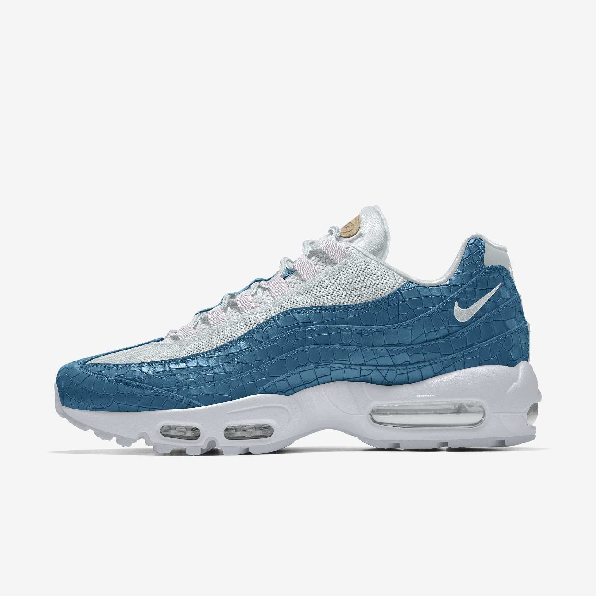 Nike Air Max 95 Premium By You - Blue/White