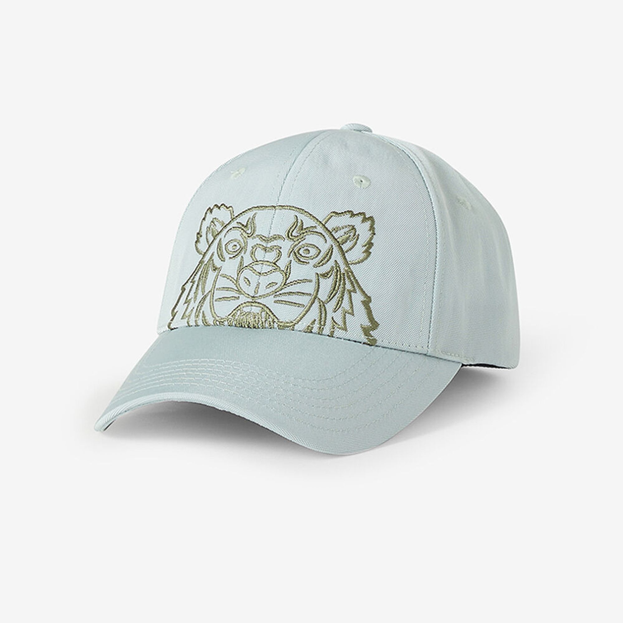 KENZO Canvas Kampus Tiger Cap - Sage Green