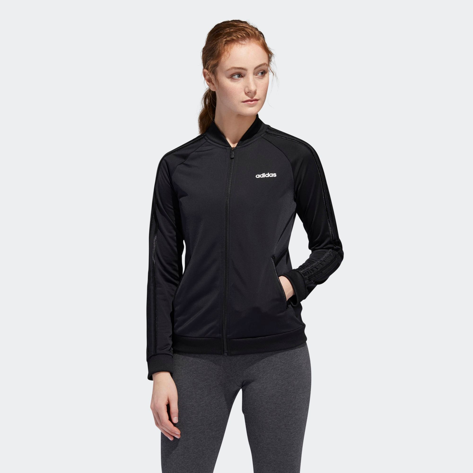  adidas Dazzle Track Top Jacket - Black 