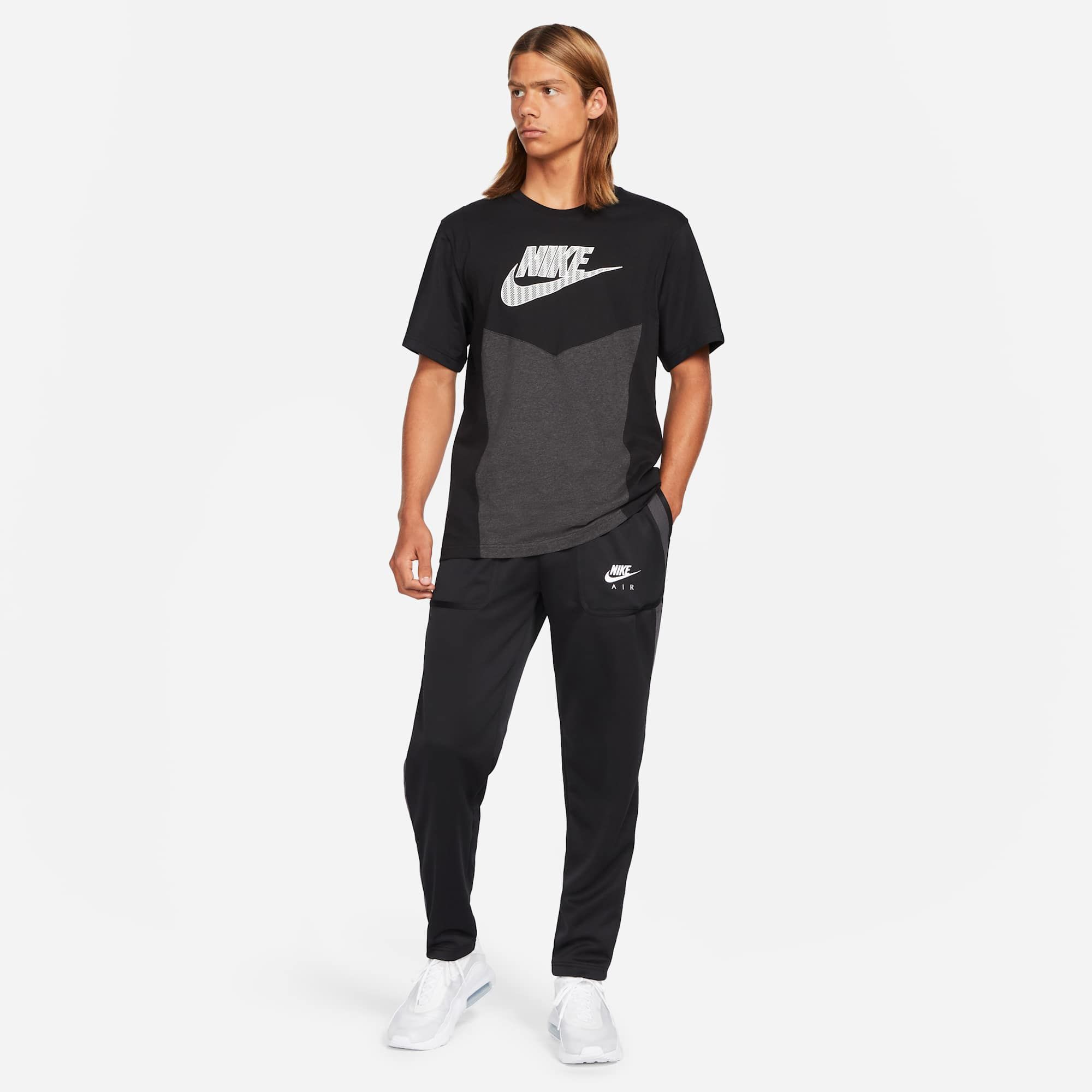 Nike Sportswear Hybrid T-Shirt - Black