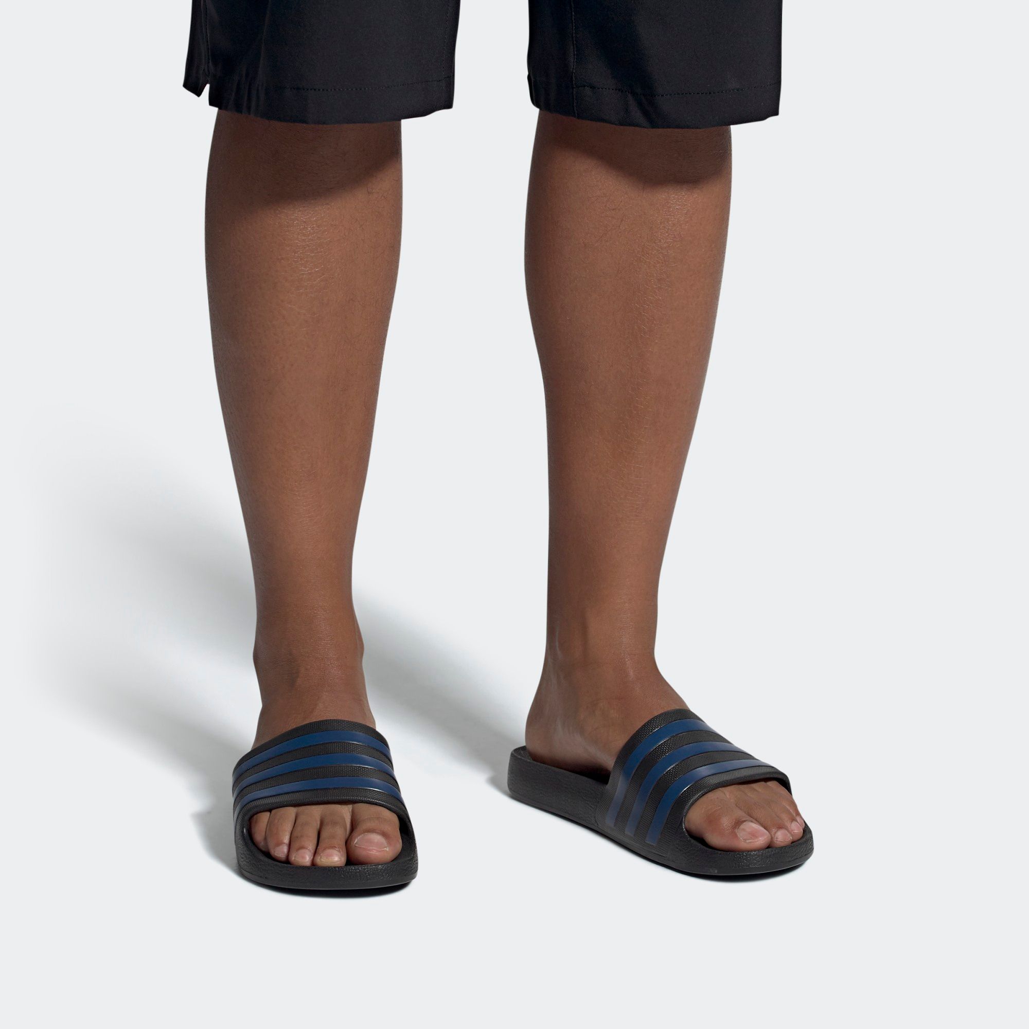 adidas Adilette Aqua - Black/Blue