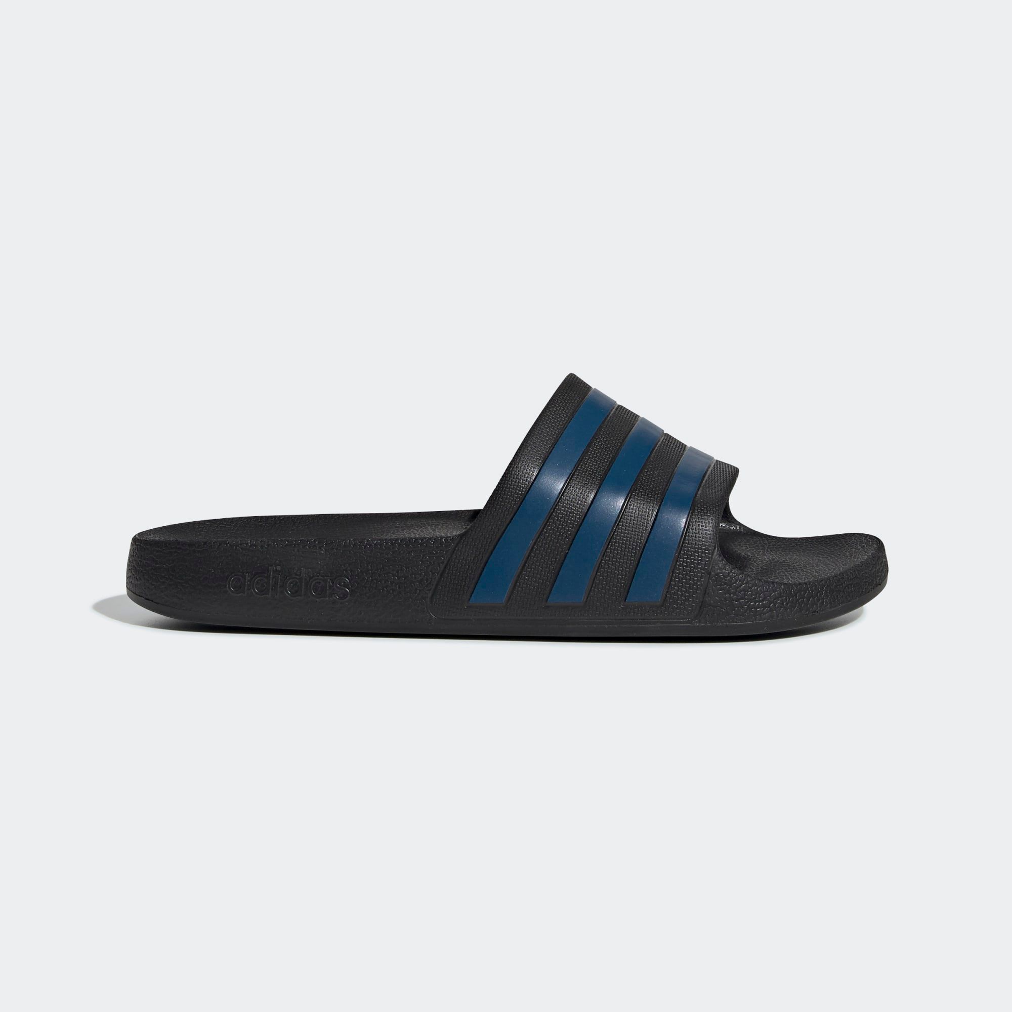adidas Adilette Aqua - Black/Blue