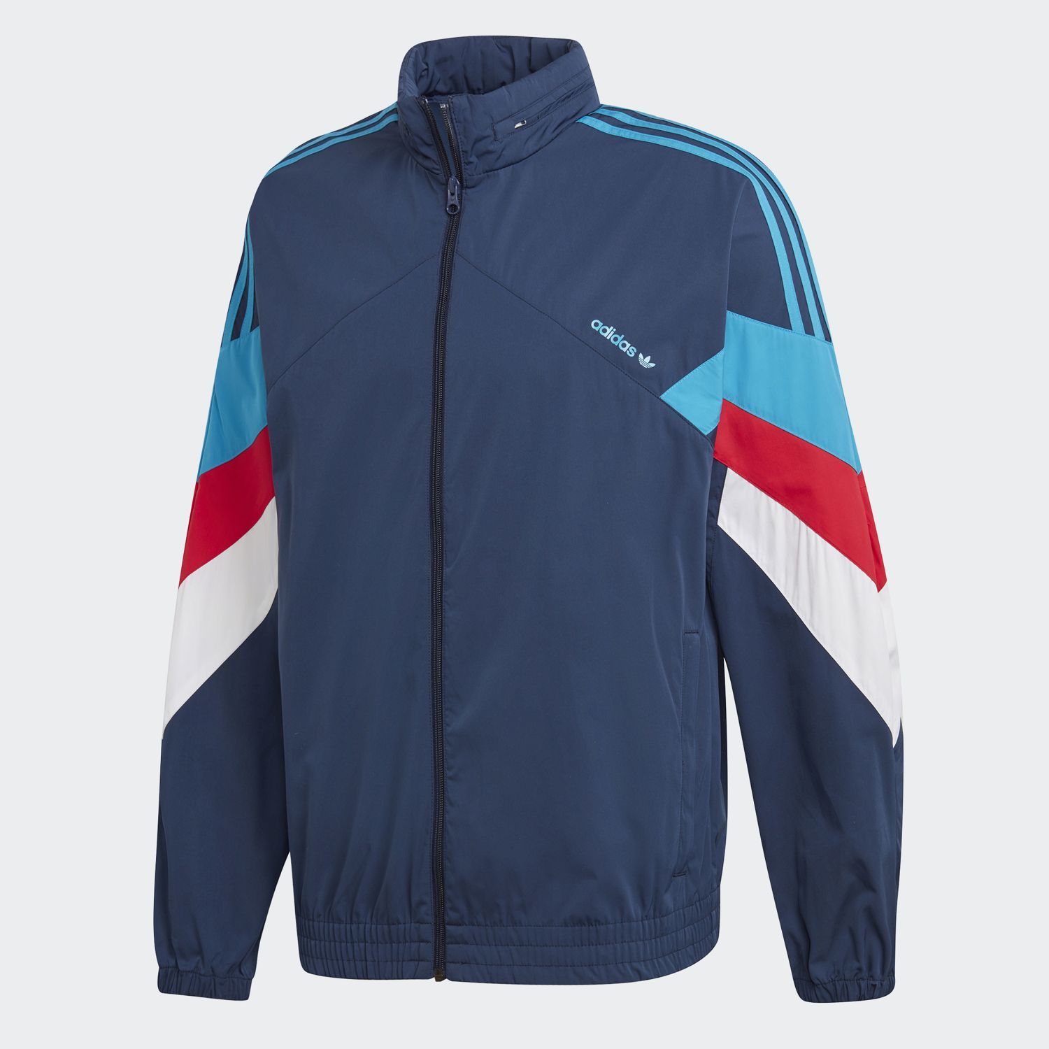 adidas Palmeston Windbreaker - Collegiate Navy/Bold Aqua