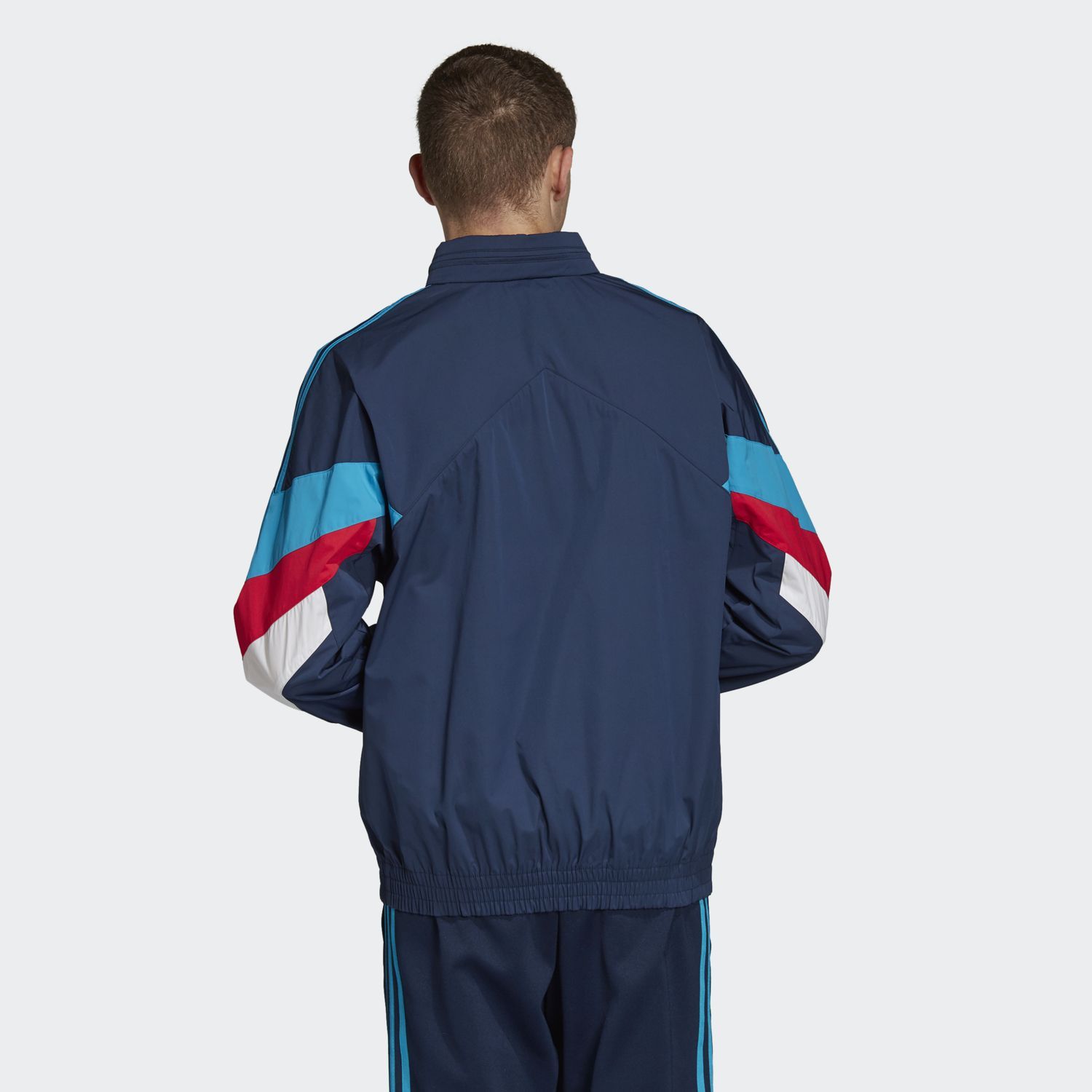 adidas Palmeston Windbreaker - Collegiate Navy/Bold Aqua