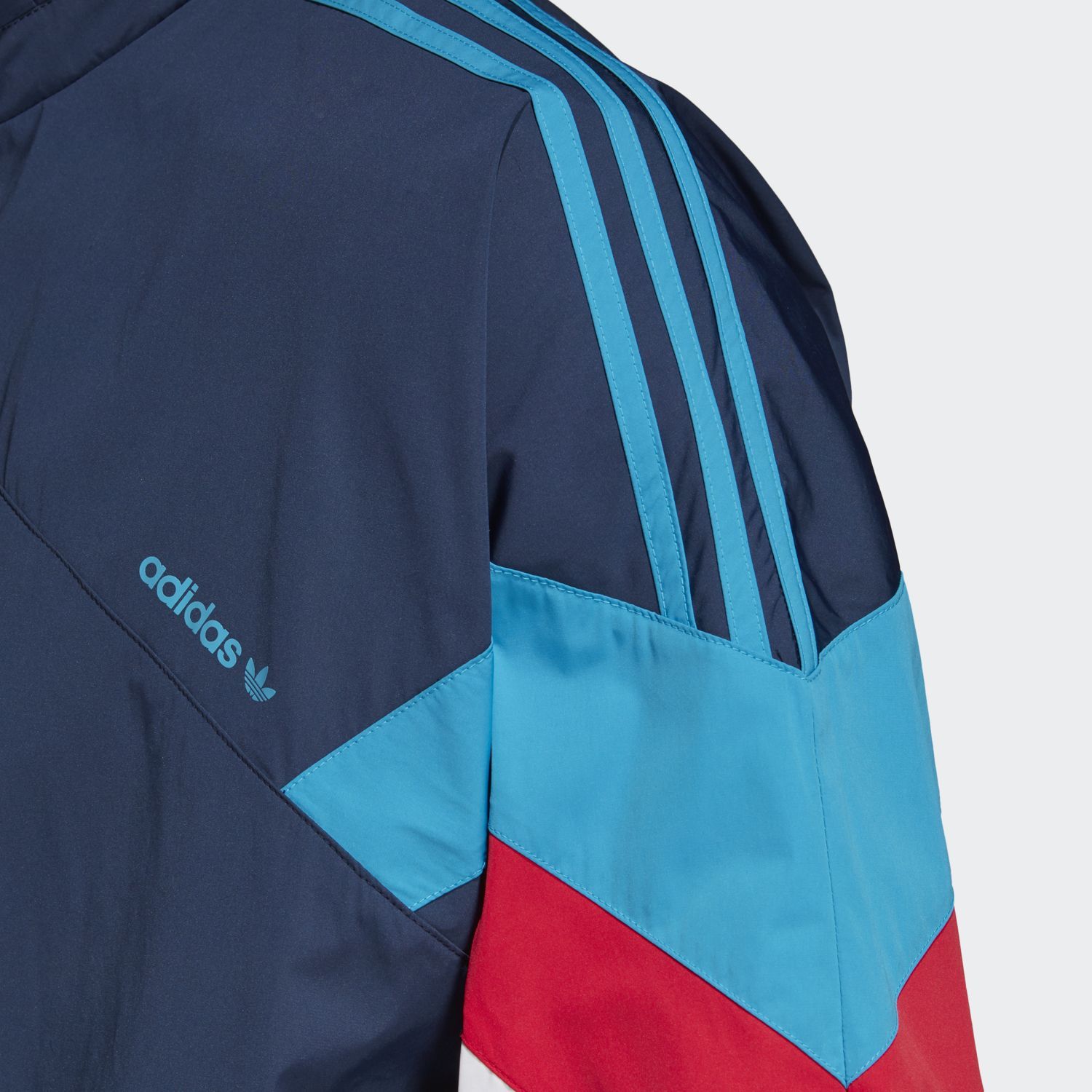 adidas Palmeston Windbreaker - Collegiate Navy/Bold Aqua