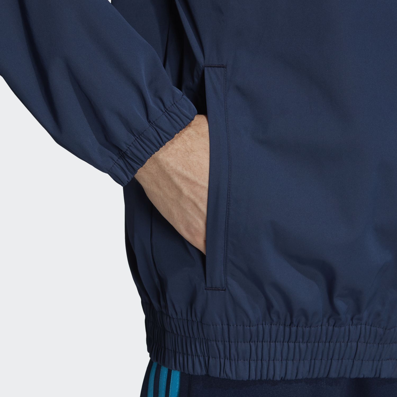 adidas Palmeston Windbreaker - Collegiate Navy/Bold Aqua