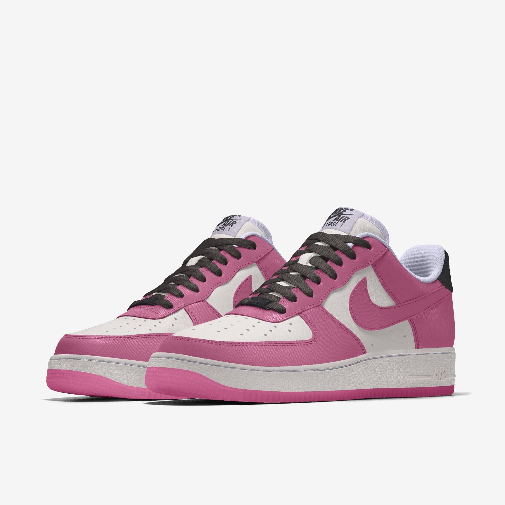 Nike Air Force 1 Low By You - White/Magic Flamingo/Black