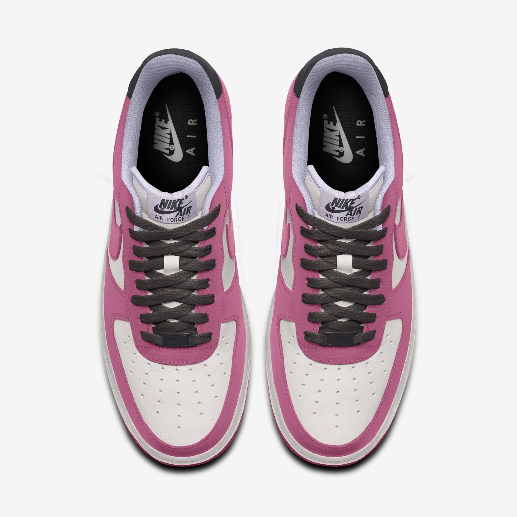 Nike Air Force 1 Low By You - White/Magic Flamingo/Black