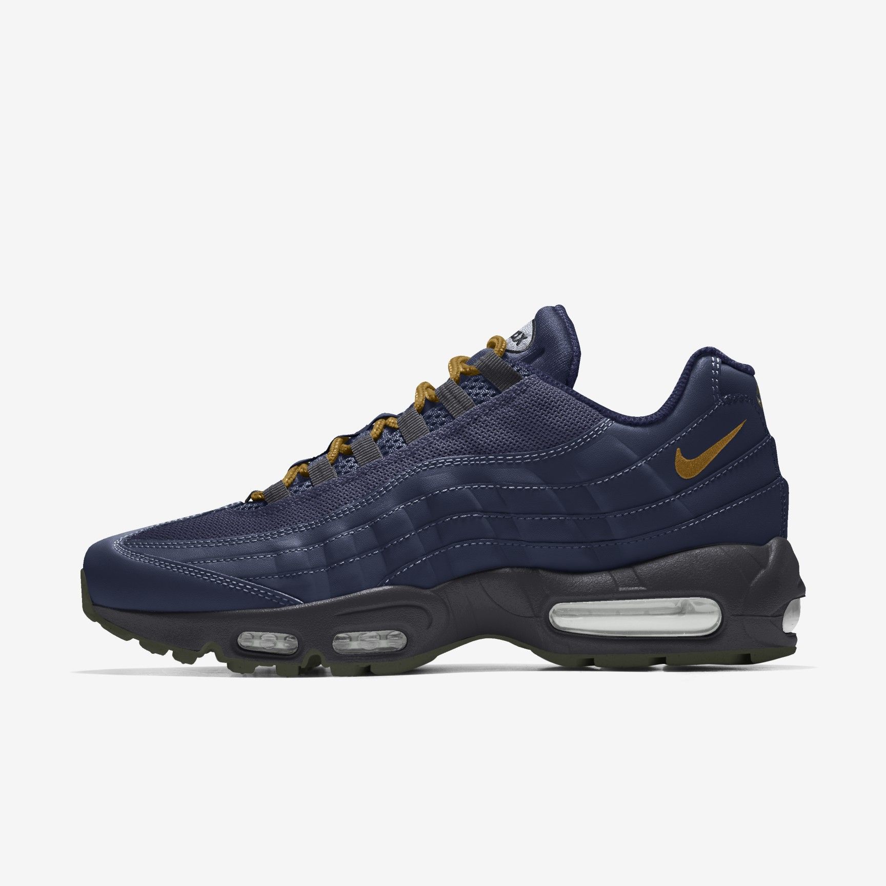 Nike Air Max 95 By You - Midnight Navy/Wheat