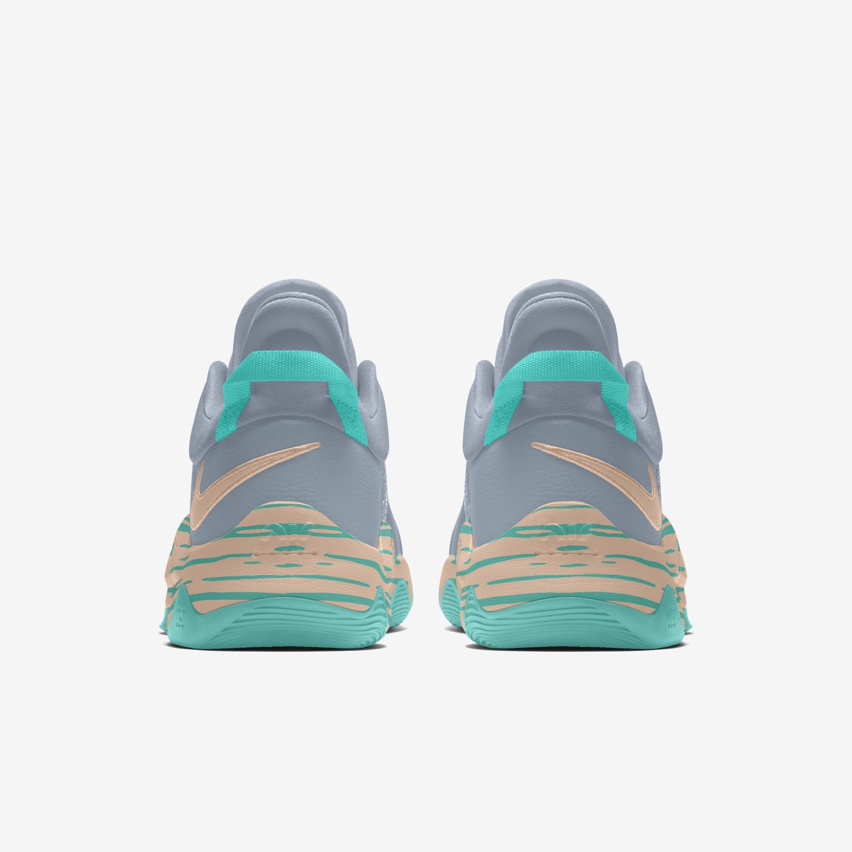 Nike PG 5 By You - Wolf Grey/Crimson Tint/Tropical Twist