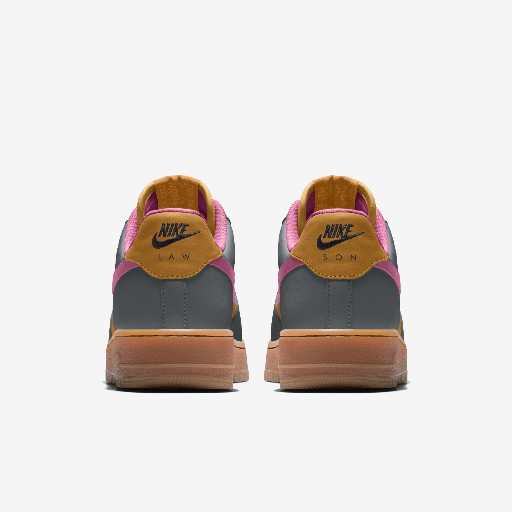 Nike Air Force 1 Low By You - Honeycomb/Smoke Grey/Magic Flamingo